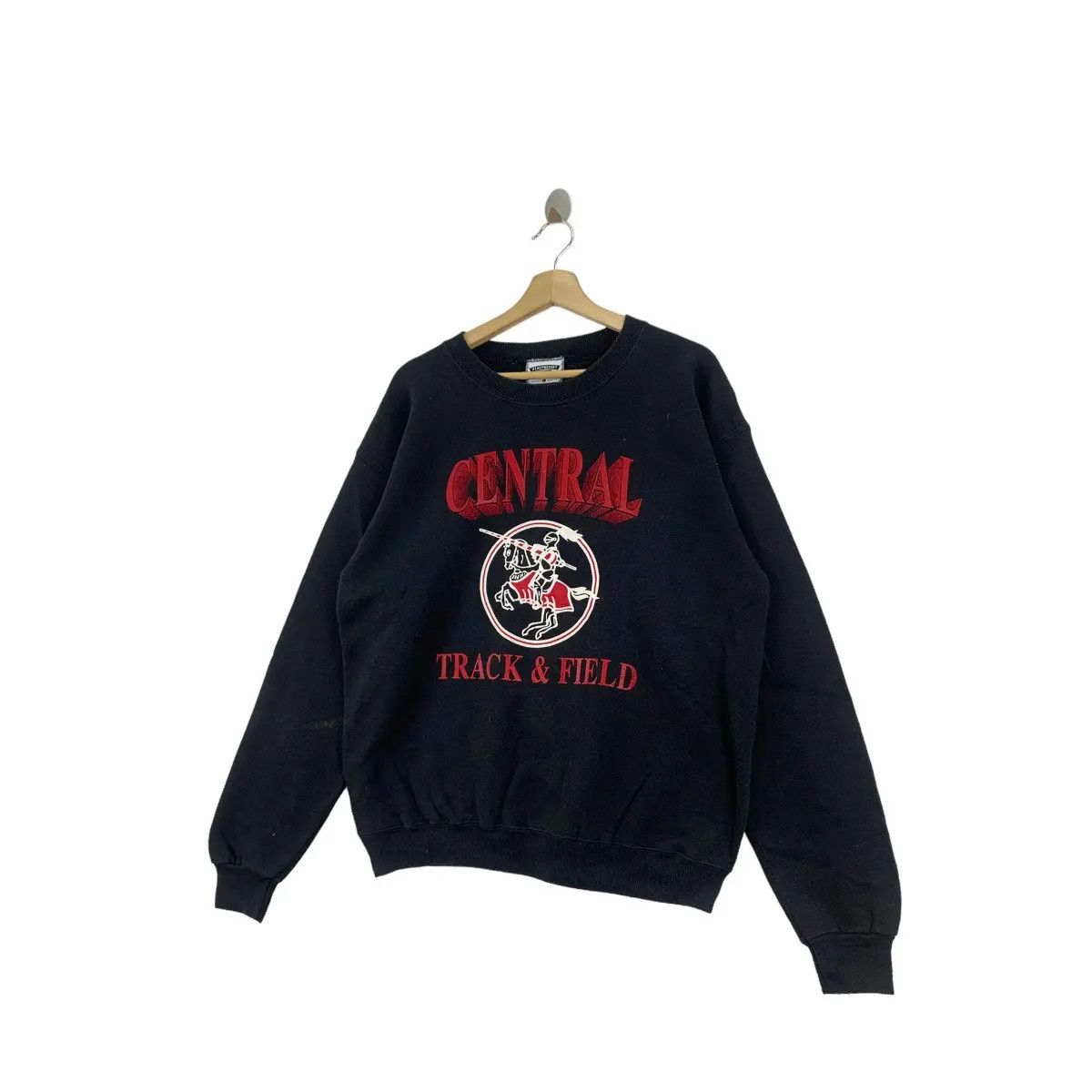 Lee Vintage 90’ LEE CENTRAL TRACK & FIELD Horse Sweatshirt Size L / US 10 / IT 46 - 5 Thumbnail
