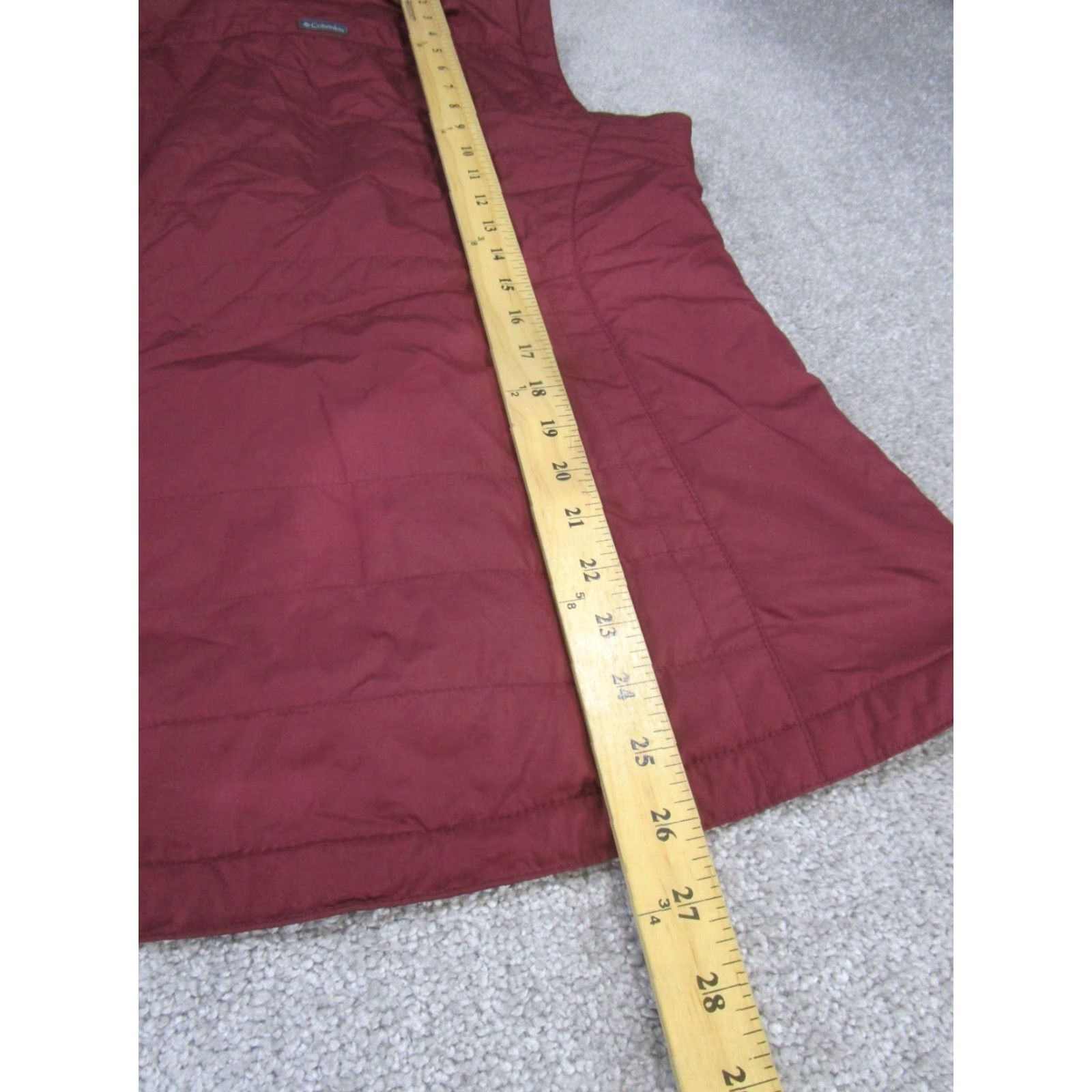 Vintage Columbia Vest Womens Small Lightweight Burgundy Red Puffer Size S / US 4 / IT 40 - 4 Thumbnail