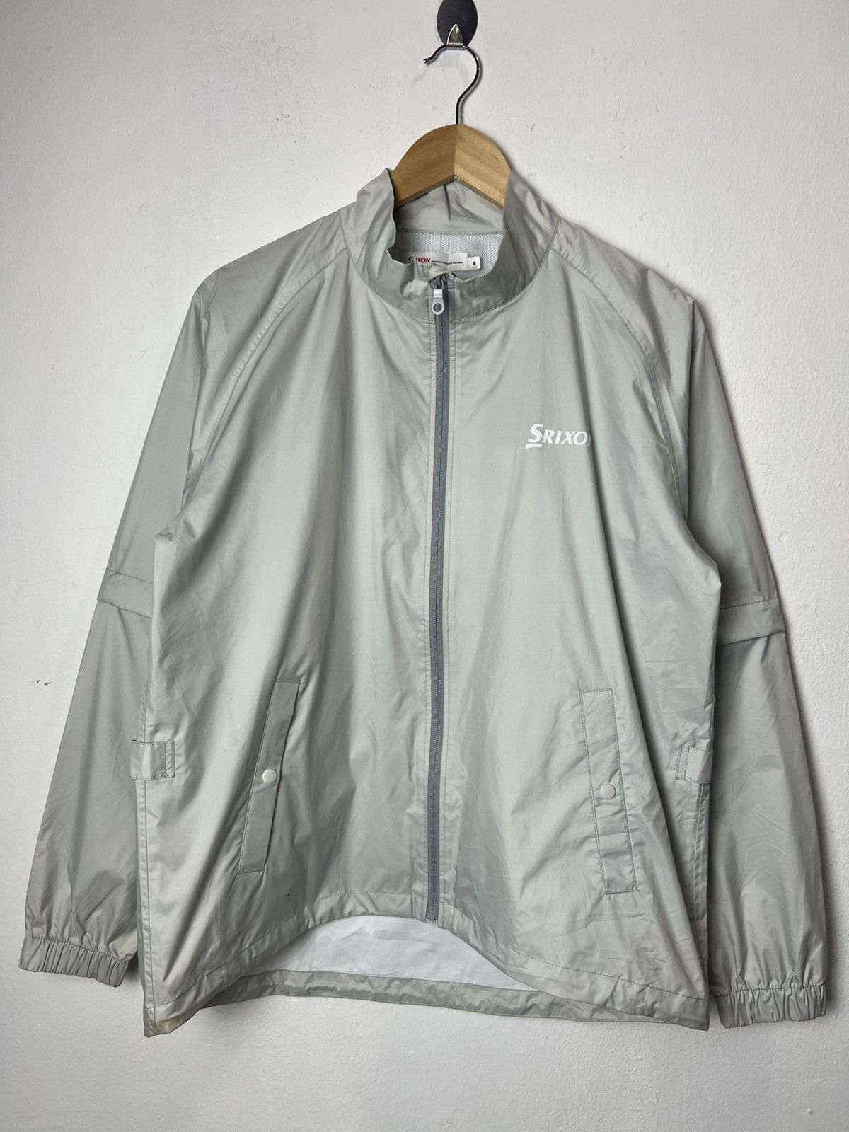 Japanese Brand Srixon Grey Golf Rain Jacket Size US M / EU 48-50 / 2 - 1 Thumbnail