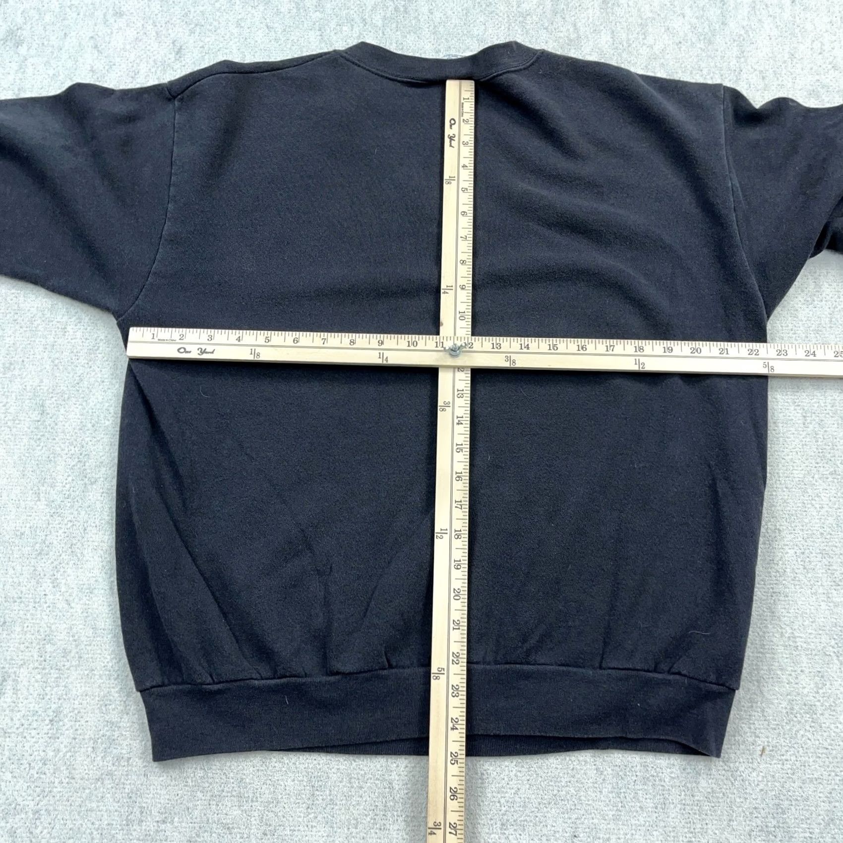 Vintage Vintage TSA Sweatshirt Men L Crewneck Black Graphic Print 90s Retro Hipster Fleece Cotton Blend USA Size US L / EU 52-54 / 3 - 5 Thumbnail