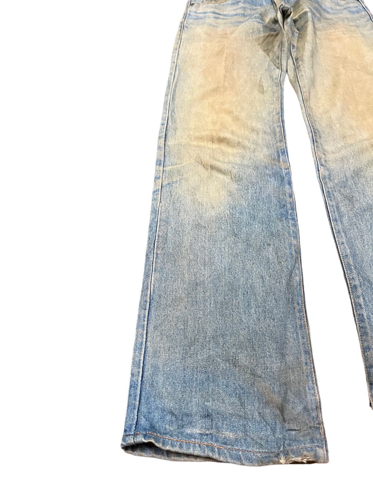 Le Grande Bleu (L.G.B.) Vintage Half Mudwash Distressed Denim Size US 28 / EU 44 - 4 Thumbnail