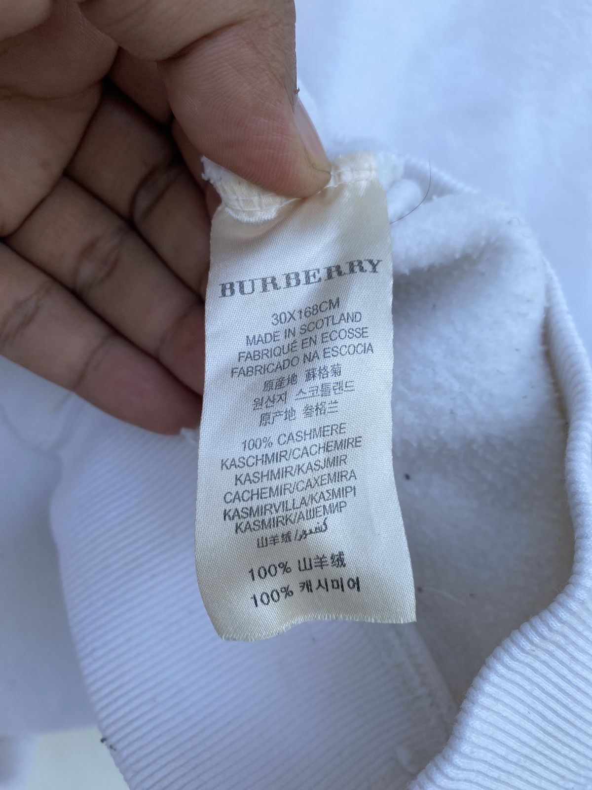 Burberry × Burberry Prorsum BURBERRYS SWEATSHIRT SPELL OUT WIT LOGO MADE IN SCOTLAND Size US M / EU 48-50 / 2 - 5 Thumbnail
