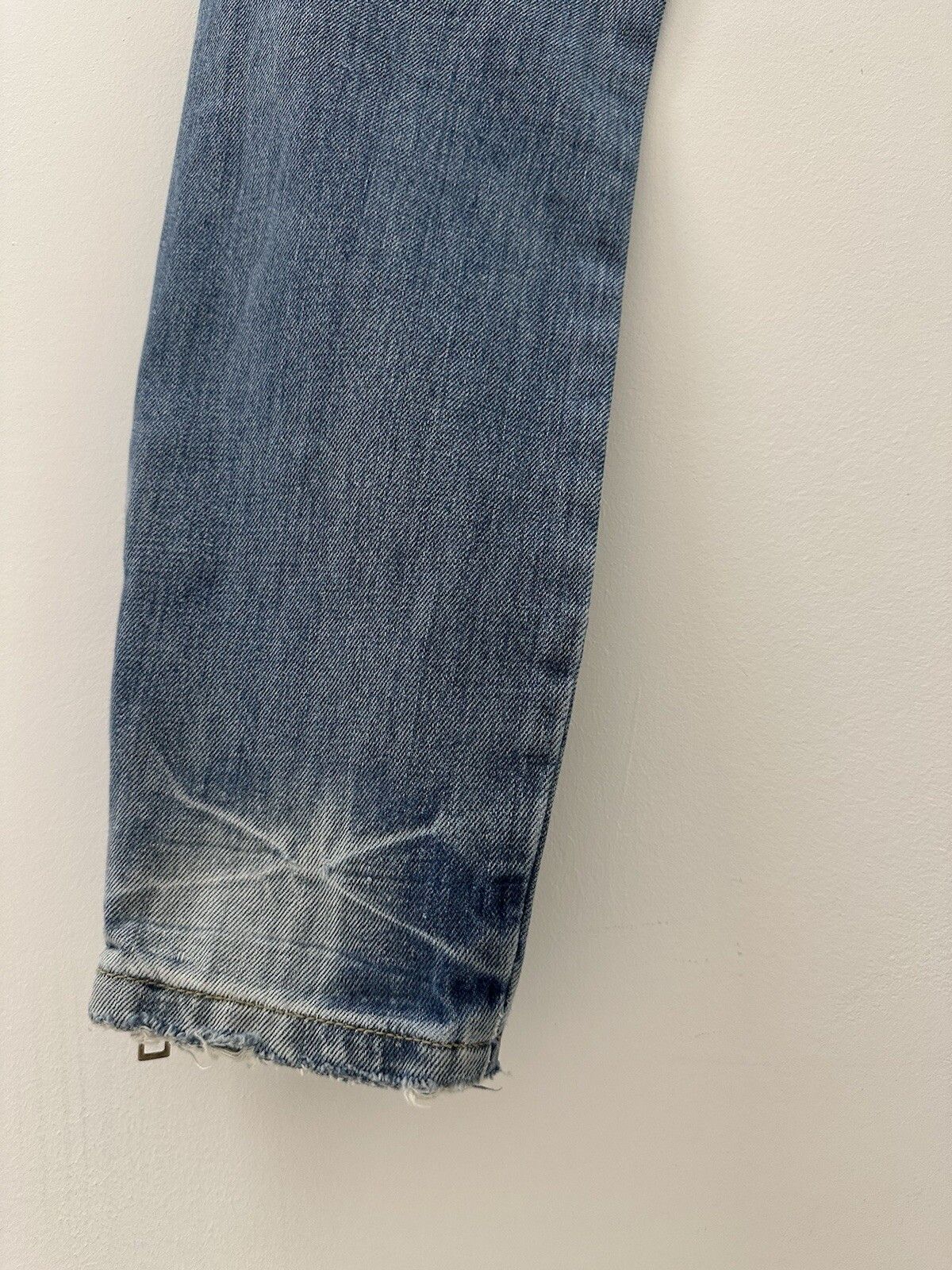 Burberry Burberry Brit Jeans Womens Denim Zip Distressed Blue Size 28" / US 6 / IT 42 - 10 Thumbnail