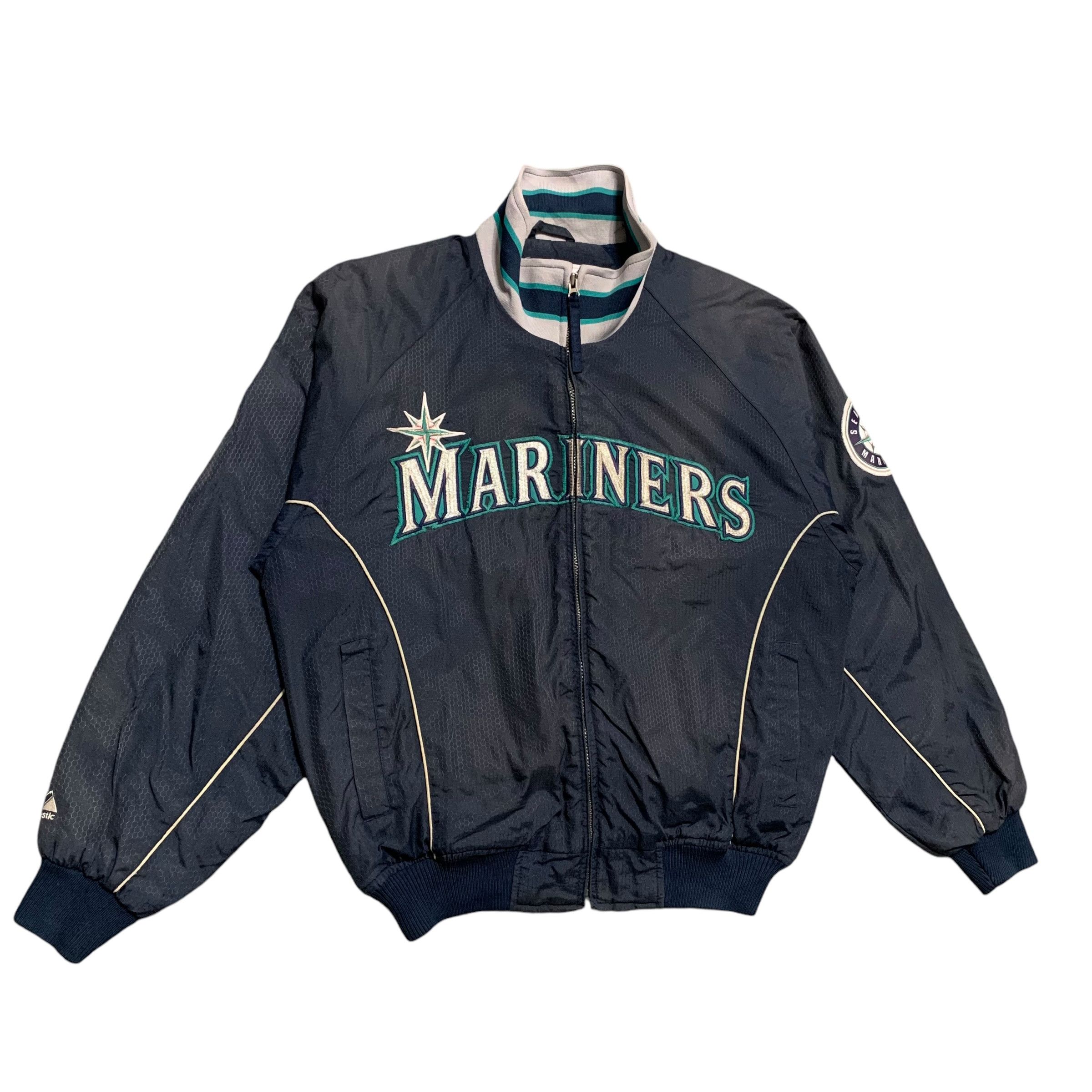 Majestic Vintage Majestic MLB Seattle Mariners Jacket Size US M / EU 48-50 / 2 - 2 Thumbnail