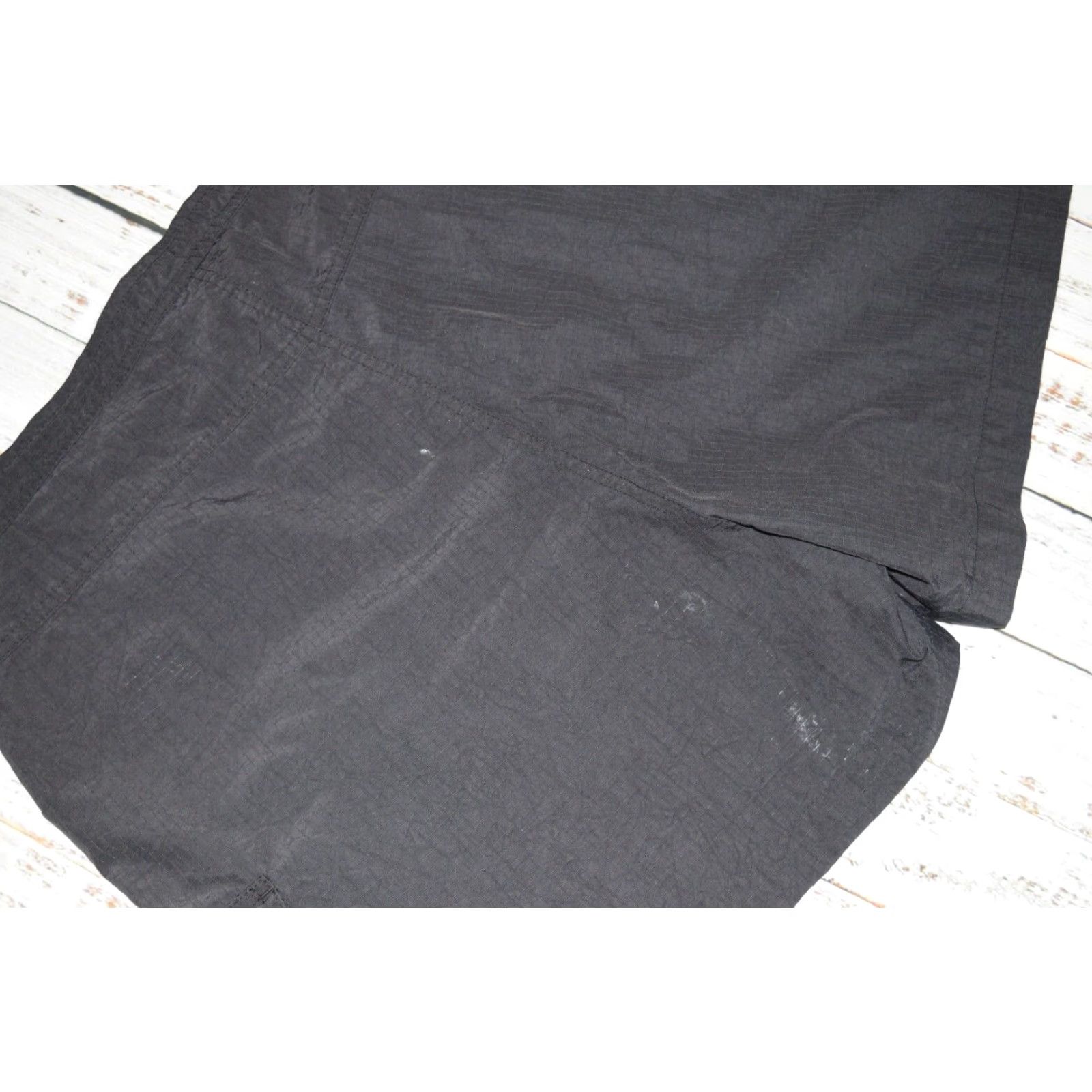 Vintage VINTAGE ATHCO Baggies Shorts Bottom Mens 36" Waist Black 80s 90s Drawstring Board Shorts Men Size US 33 - 6 Thumbnail