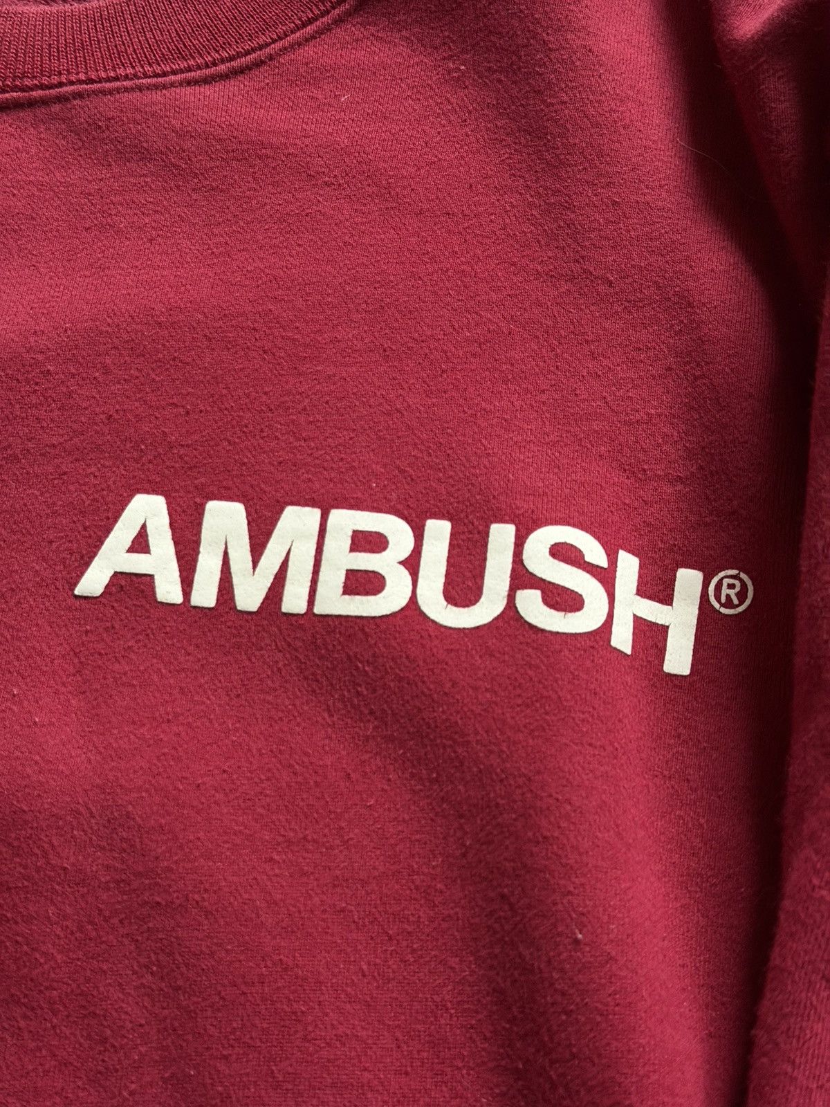 Ambush Design Ambush SSENSE Exclusive Red Nobo Sweatshirt Size US L / EU 52-54 / 3 - 5 Thumbnail