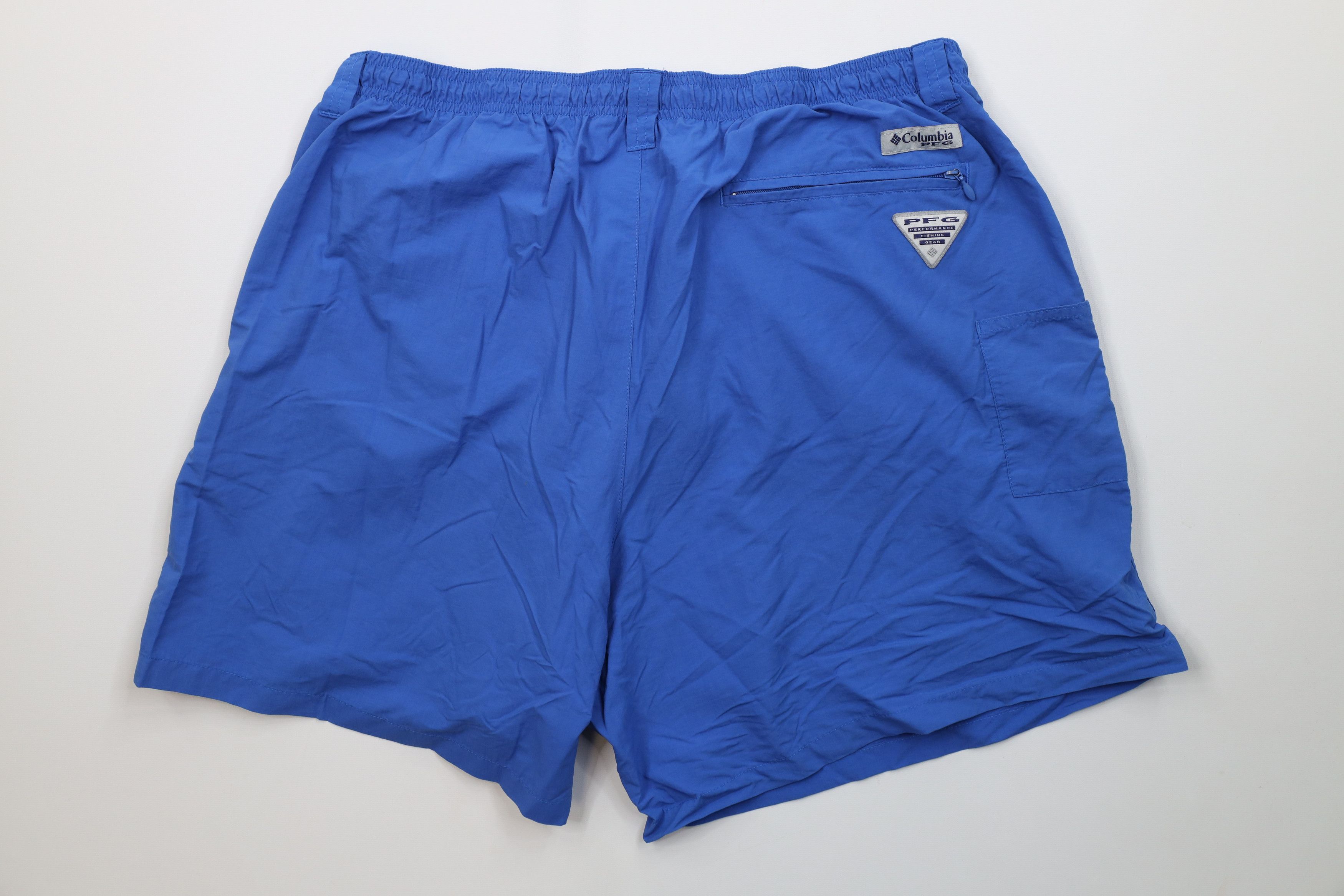 Columbia Vintage Y2K Columbia PFG Lined Above Knee Shorts Blue Nylon Size US 36 / EU 52 - 9 Thumbnail