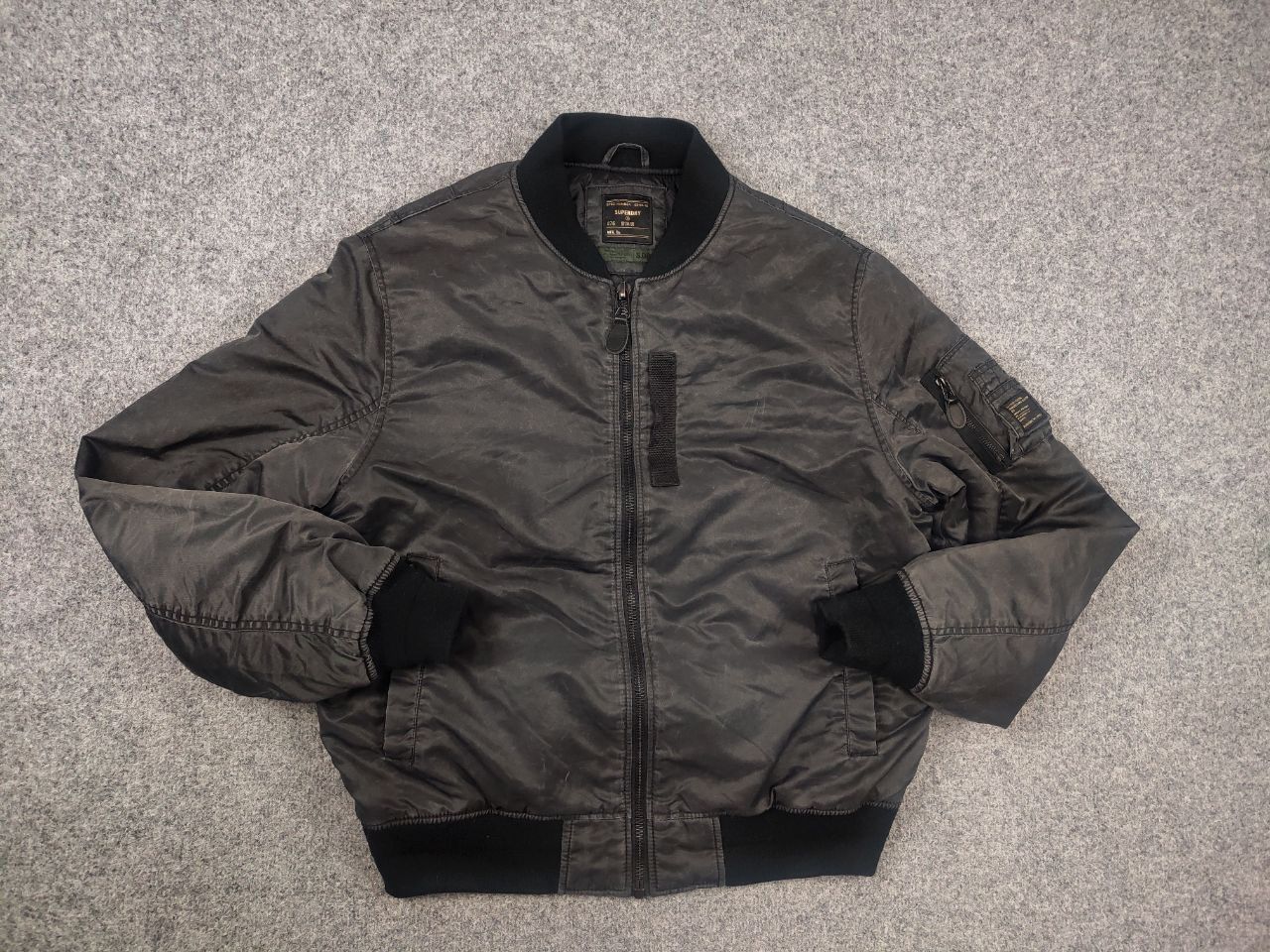 Superdry Superdry Japan Graphit washed MA1 Military Bomber Jacket LGB Size US L / EU 52-54 / 3 - 8 Thumbnail