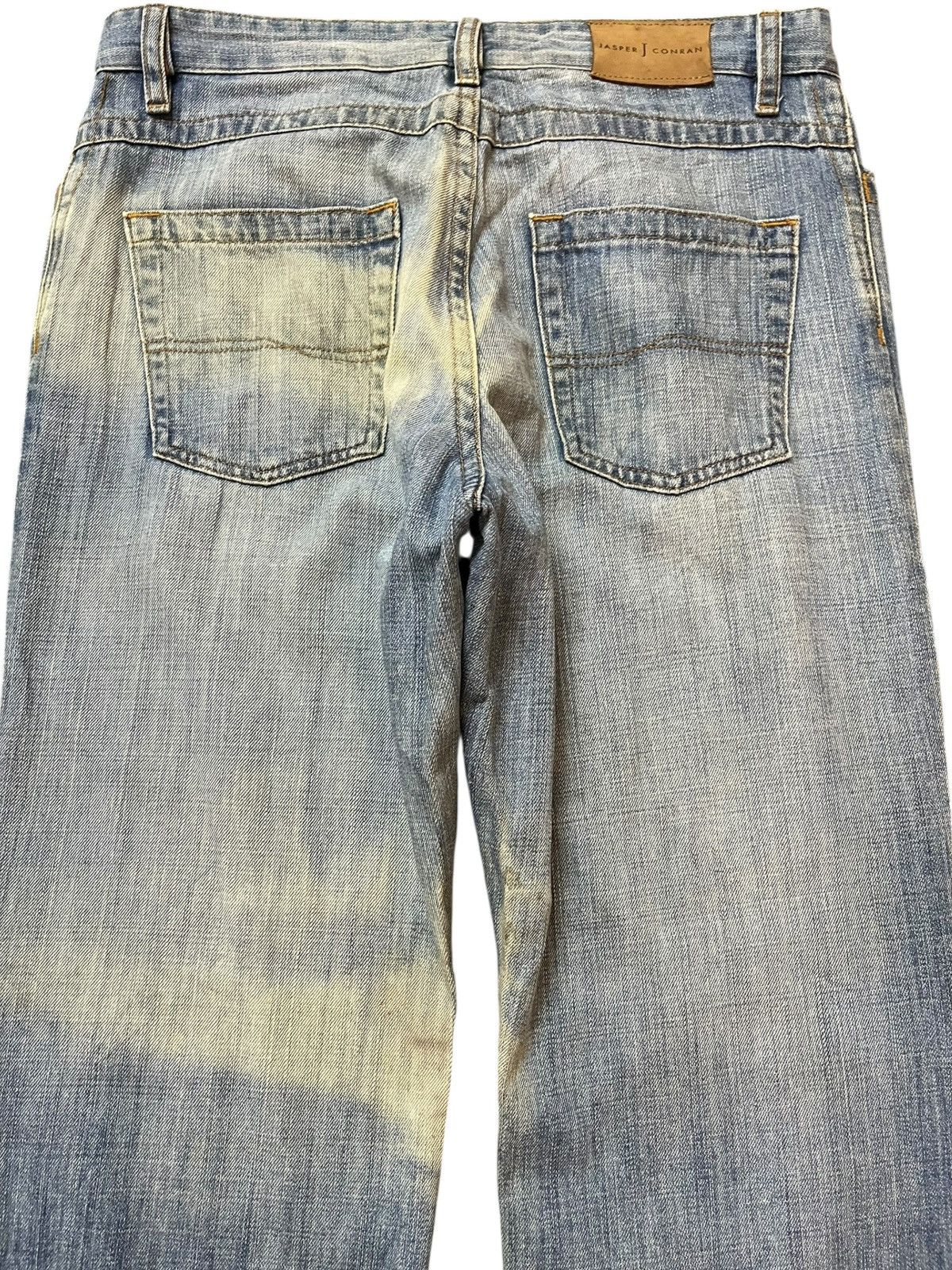 Jasper Conran Vintage Jasper conran Baggy Faded Denim Size US 31 - 6 Thumbnail