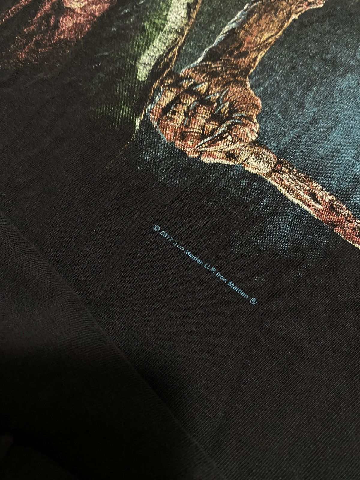 Iron Maiden Vintage Iron Maiden 2017 World Tour Shirt The Book of Souls Size US XL / EU 56 / 4 - 7 Thumbnail