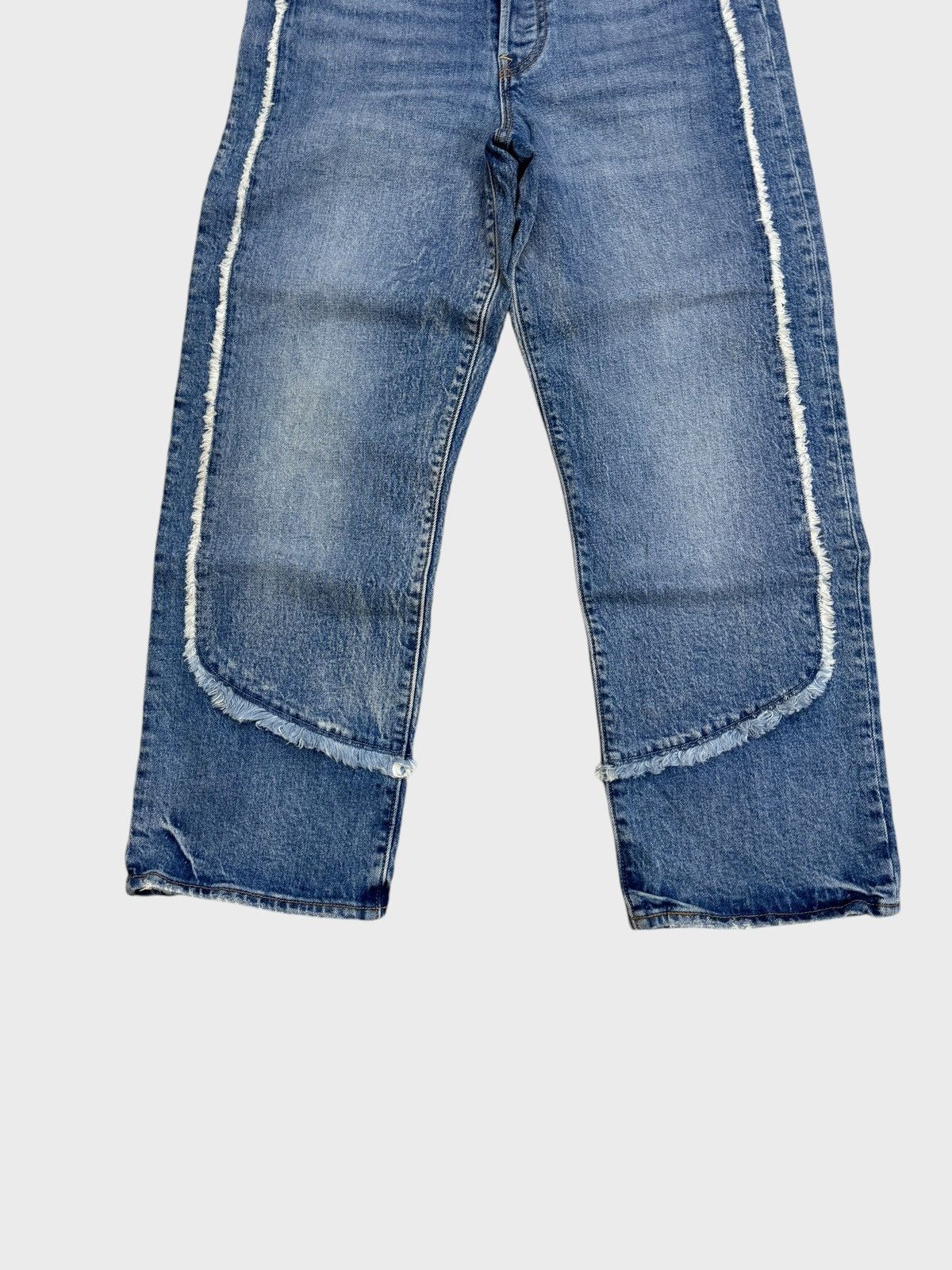 Levi's × Levi's Vintage Clothing Levi's 501 Ribcage Butterfly Button Reconstructed Jeans Size US 30 / EU 46 - 6 Thumbnail