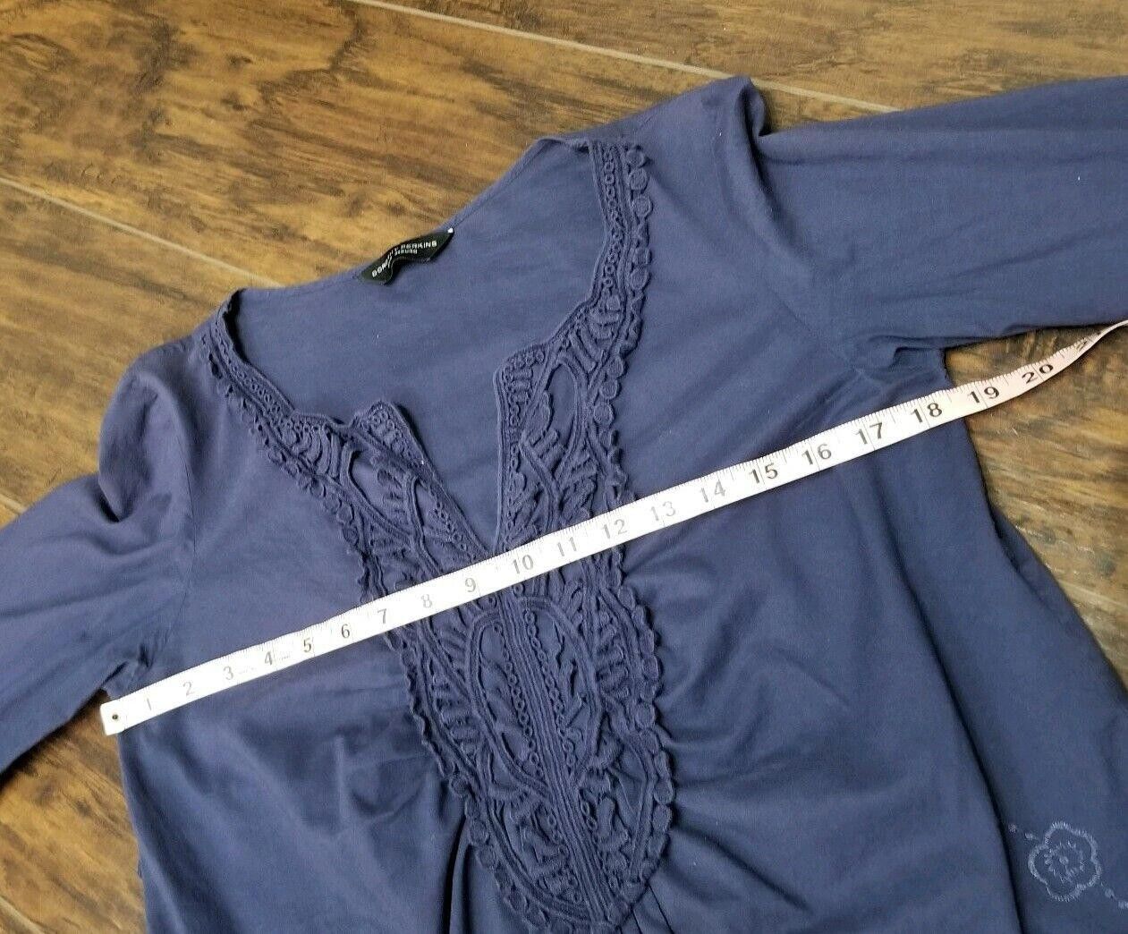 Designer Dorothy Perkins Top Size 10 LARGE blue Purple Boho Hippie Size L / US 10 / IT 46 - 4 Thumbnail