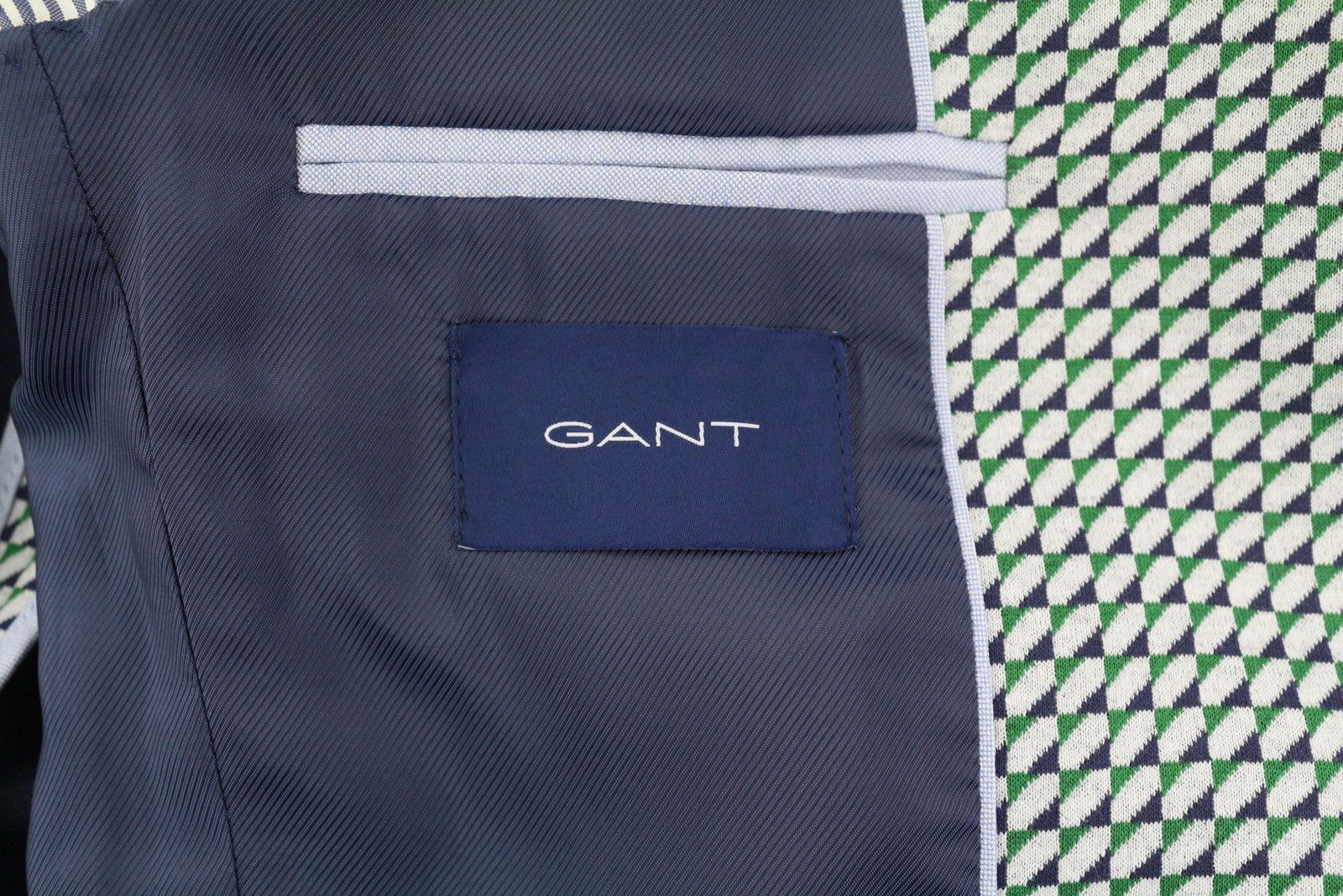 Gant GEO JERSEY EU34 Patterned Notch Lapel Button Blazer 85537 Size XS / US 0-2 / IT 36-38 - 8 Thumbnail