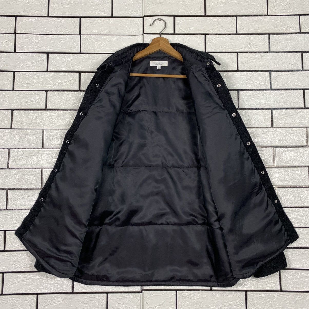 Japanese Brand Beauty & Youth United Arrow Wool Chore Jacket Issey Miyake Size US XL / EU 56 / 4 - 14 Thumbnail