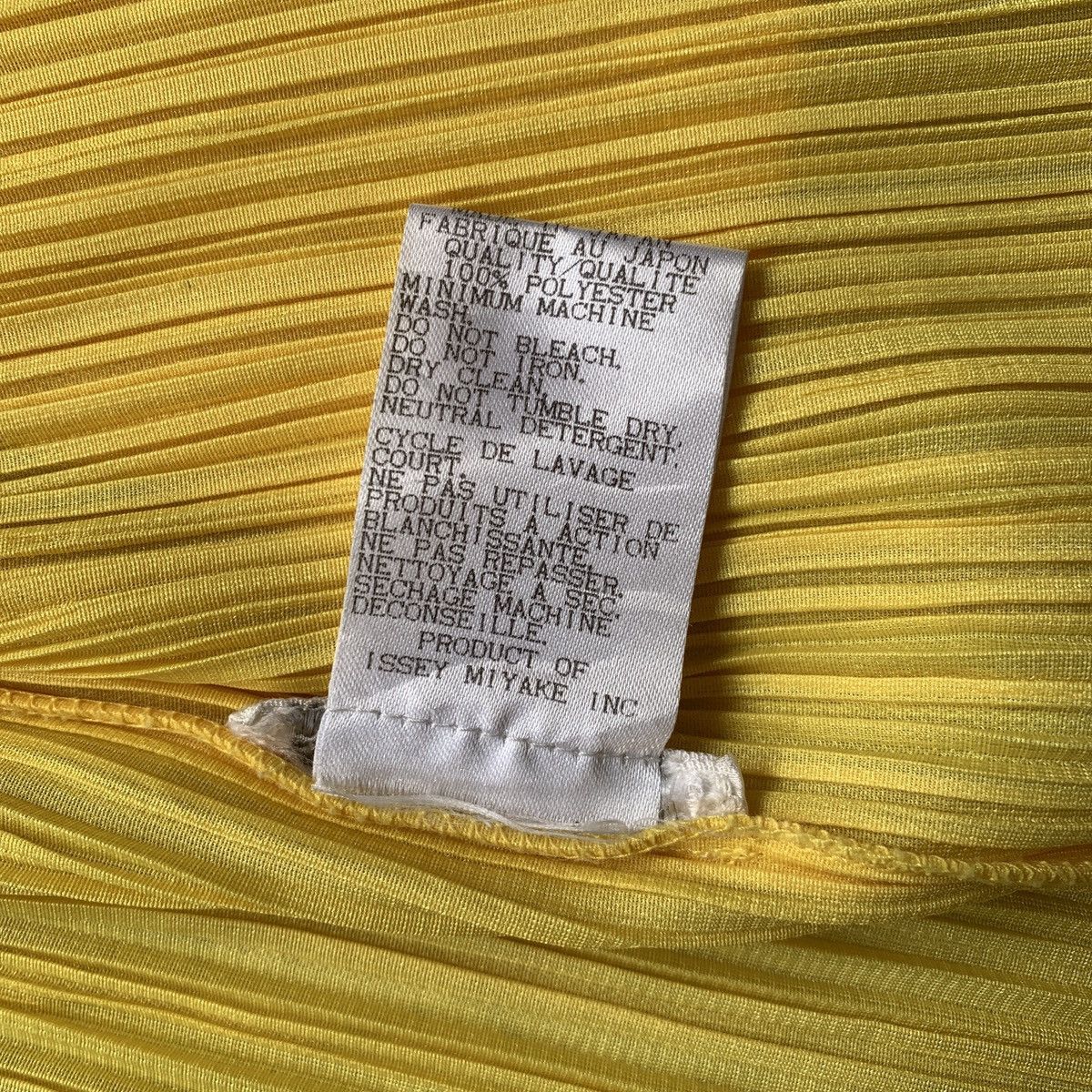Pleats Please Issey Miyake Pleats Please Issey Miyake Yellow Cardigan Size M / US 6-8 / IT 42-44 - 8 Thumbnail