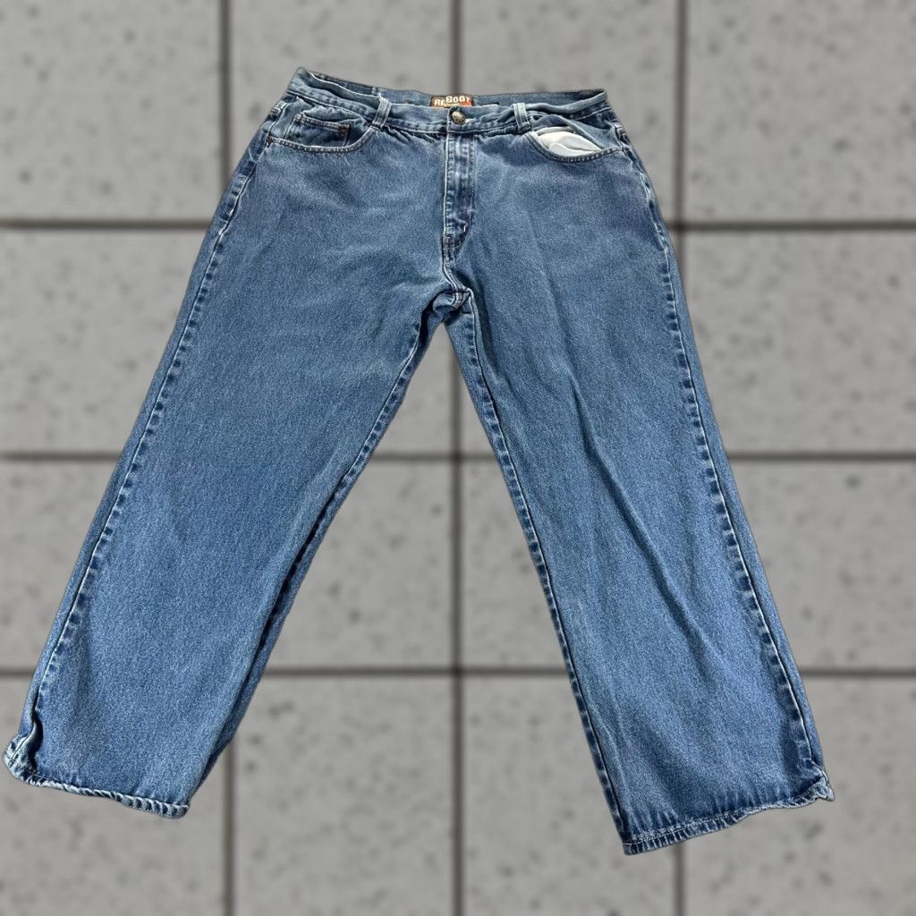 Denime Reboot Jeans Men 40x32 Denim Straight Leg Light Wash Regular Fit ...