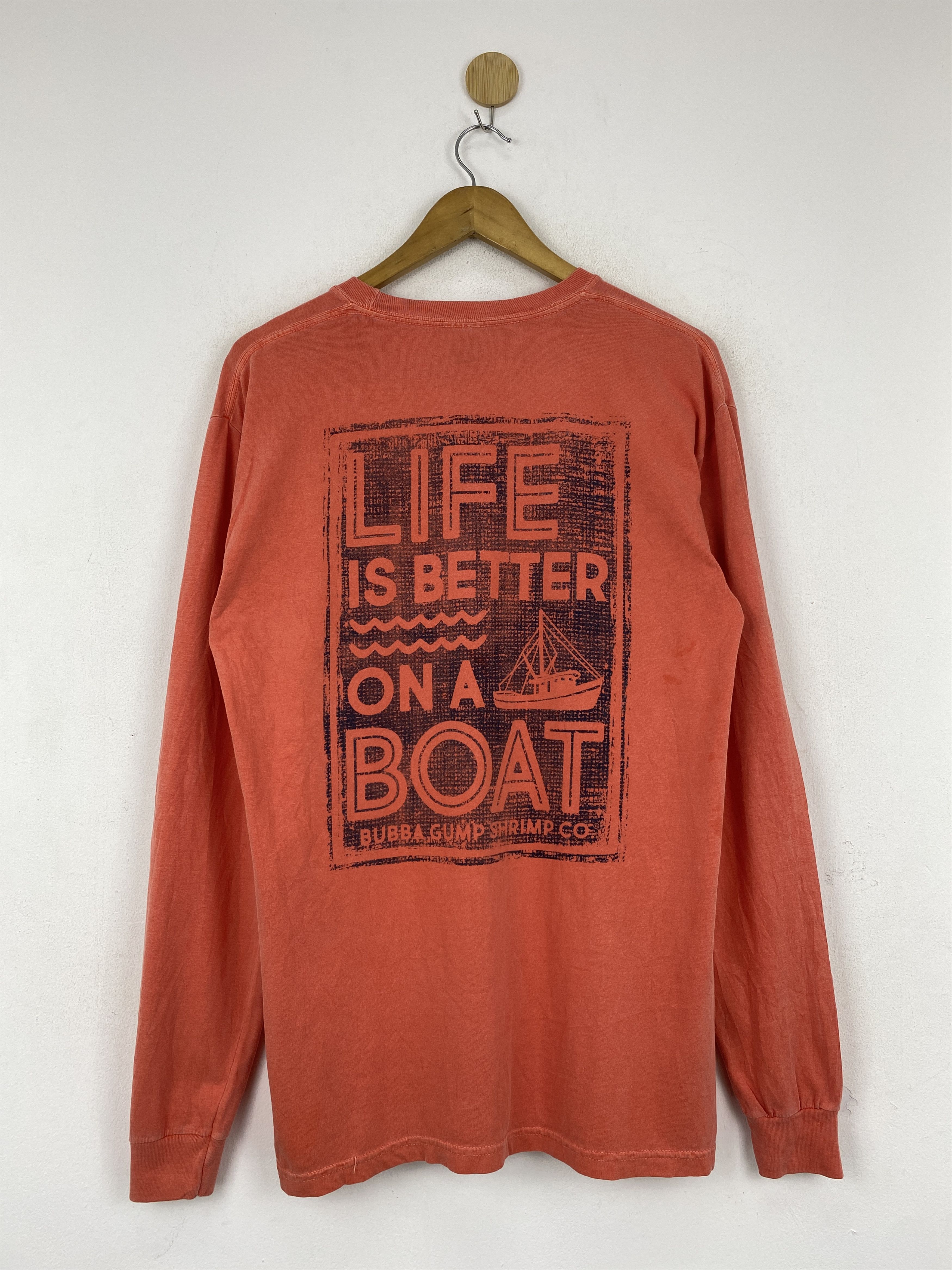 Vintage Vintage Bubba Gump Forrest Gump Long Sleeve Tee TA0657 Size US M / EU 48-50 / 2 - 1 Thumbnail