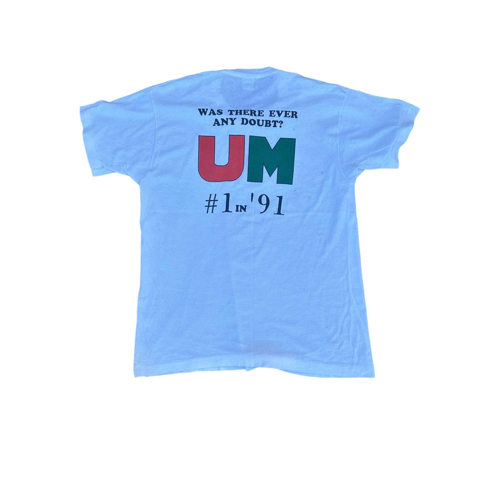 Fruit Of The Loom Canes 1991 dynasty tee Size US XL / EU 56 / 4 - 2 Thumbnail