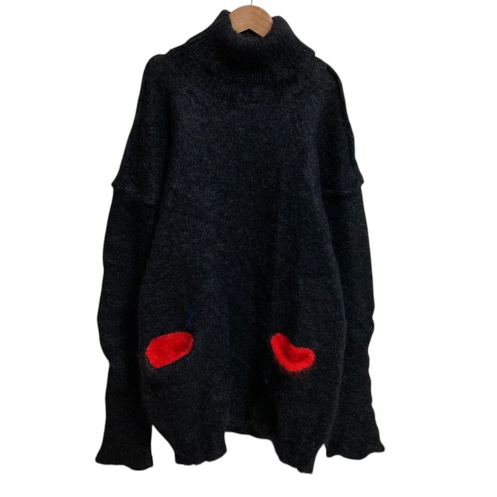 Maison Margiela Maison Margiela Maison Margiela 4 Mohair Turtleneck Long Knit Sweater Textile Tops S51HA0858 DUTY FREE for USA Size ONE SIZE - 1 Thumbnail