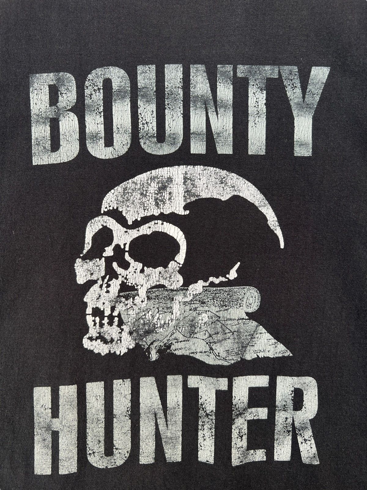 Vintage Vintage Bounty Hunter Skull Skeleton Black Tee Medium Size US M / EU 48-50 / 2 - 4 Thumbnail