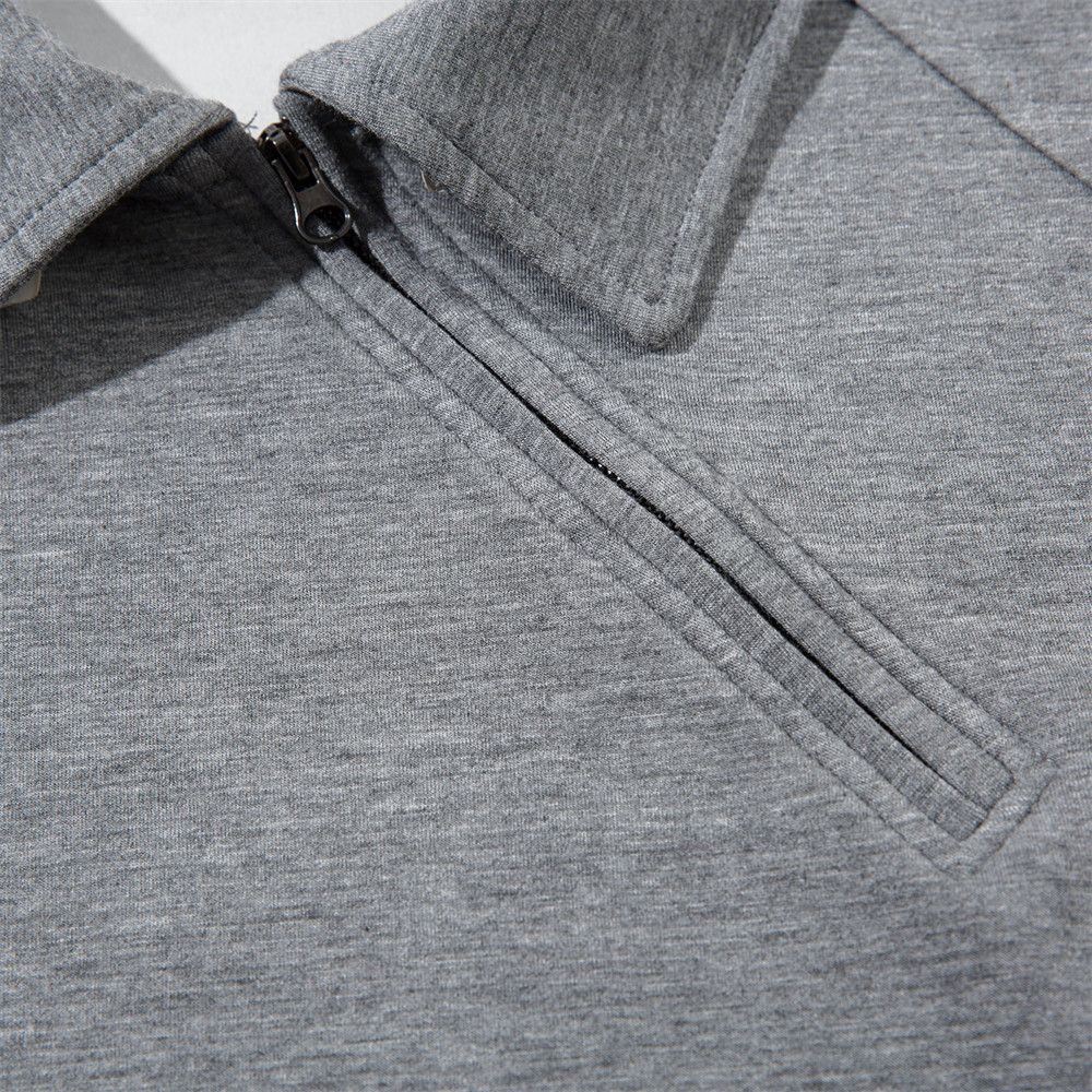 Japanese Brand × Vintage American style loose zipper lapel POLO shirt Size US M / EU 48-50 / 2 - 5 Thumbnail