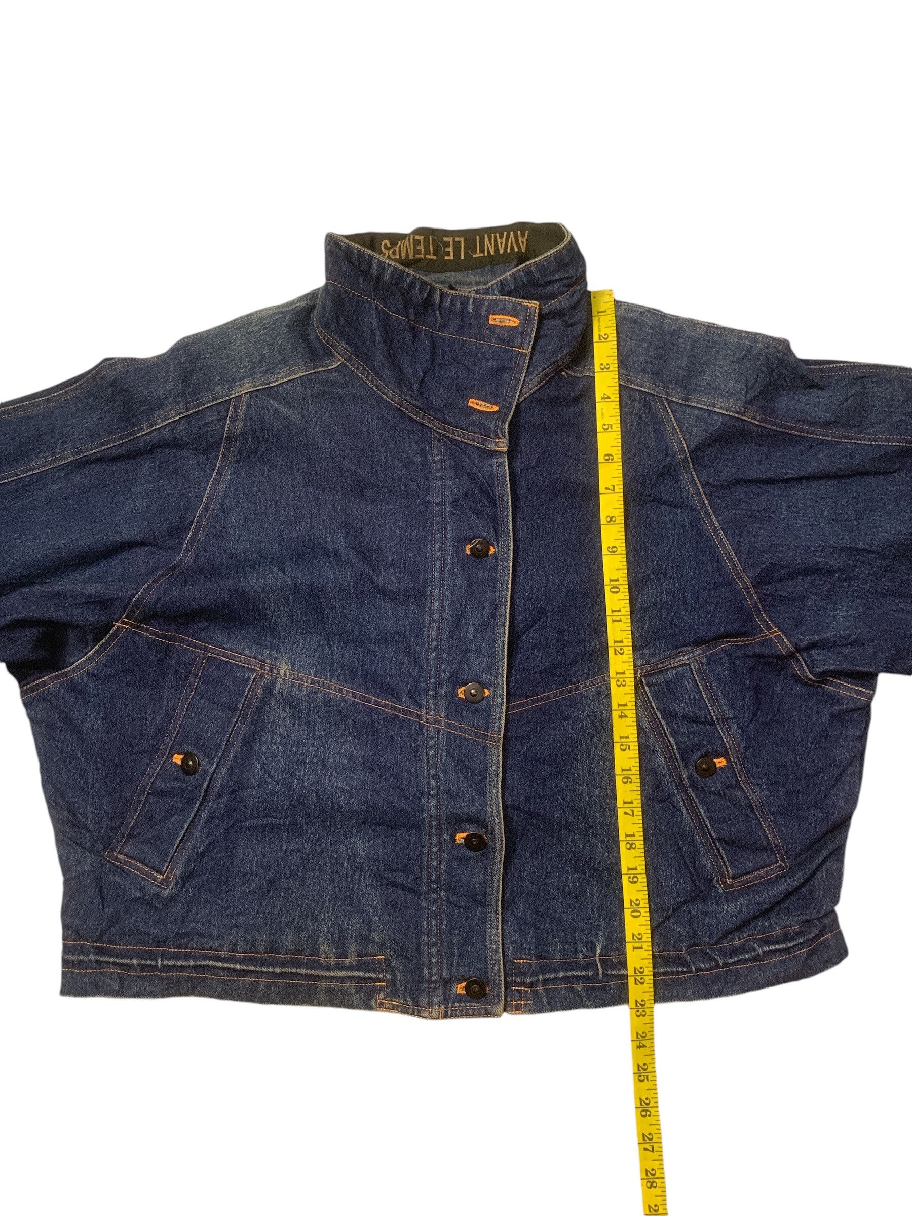 Designer Rare Design Vintage Avant Le Temps Denim Jackets Size XXL / US 16-18 / IT 52-54 - 10 Thumbnail