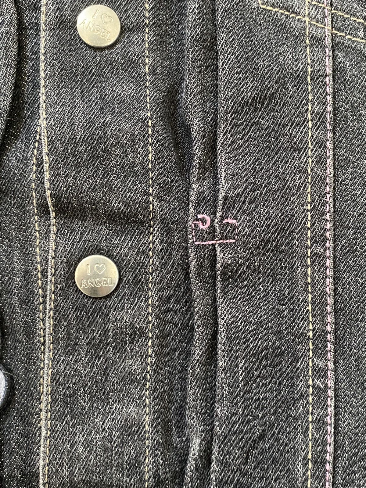 Angel Blue 2000s Angel Blue - Iconic Cute Girls Mascots Denim Jacket Size L / US 10 / IT 46 - 19 Thumbnail