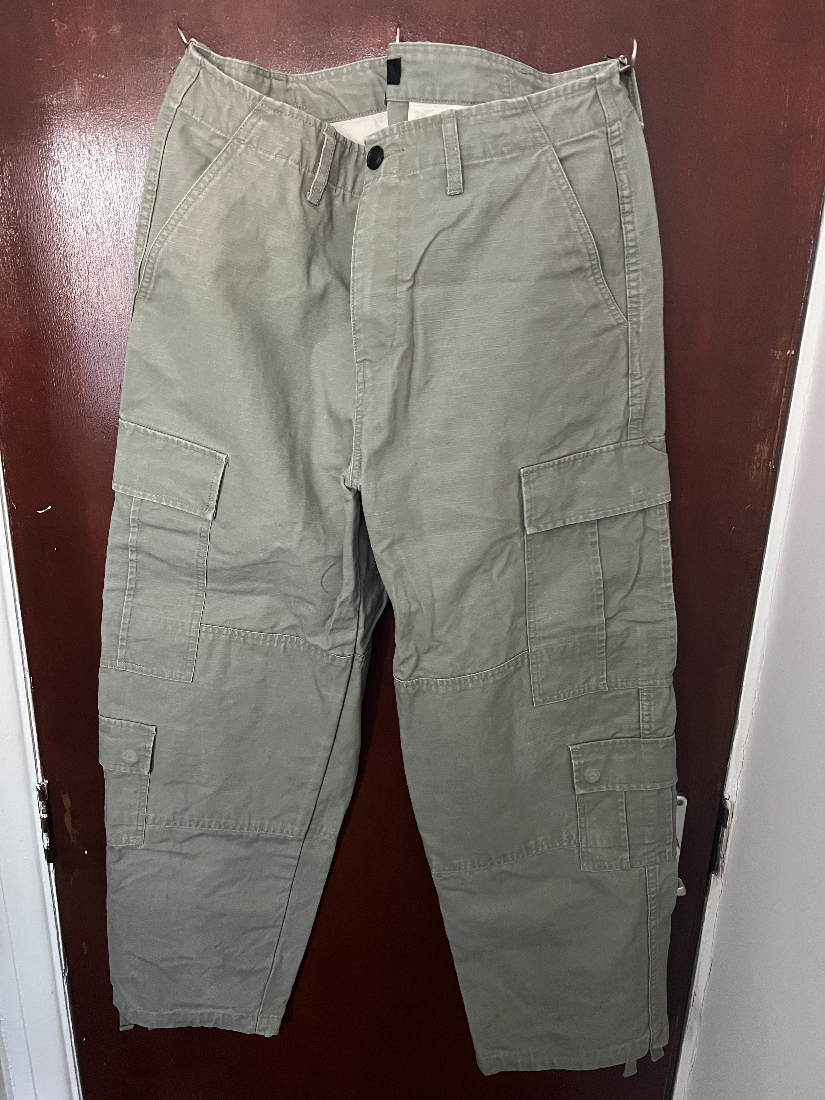 Stussy × Vintage Stussy Military Ripstop Cargo Pants - Olive Size US 32 / EU 48 - 1 Thumbnail
