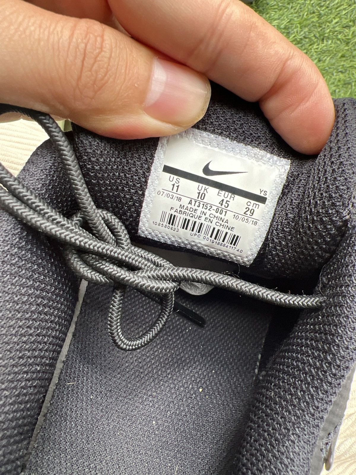 A-COLD-WALL* × Nike A-COLD-WALL x Nike Zoom Vomero 5 ACW Black AT3152-001 Size US 11 / EU 44 - 7 Thumbnail
