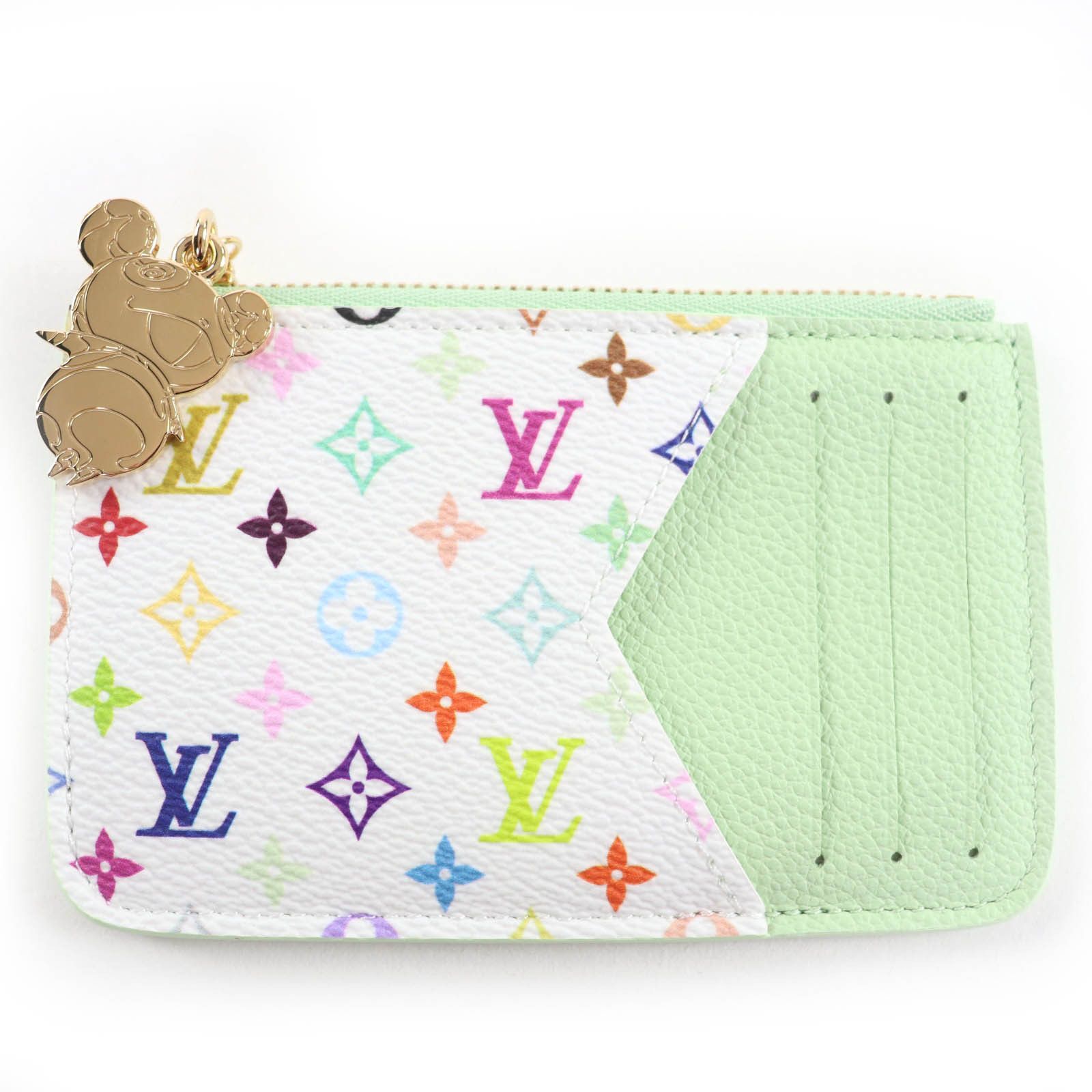 Louis Vuitton Louis Vuitton Louis Vuitton MURAKAMI Porte Cartes Romy Monogram Card Holder Canvas Card Case DUTY FREE for USA Size ONE SIZE - 1 Thumbnail