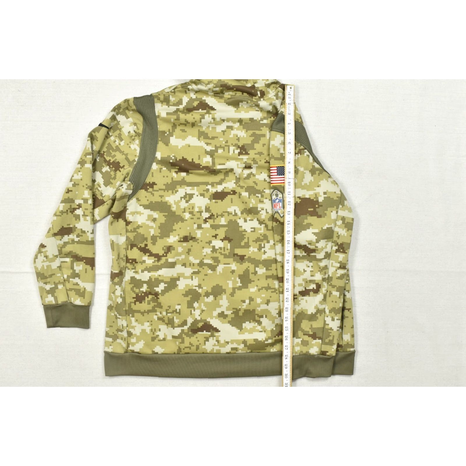 Nike Nike Green Bay Packers NFL Hoodie Sweatshirt Pullover Men 2XL Camouflage Dri-FIT Logo Salute To Service Green Fans Mens Size US XXL / EU 58 / 5 - 5 Thumbnail