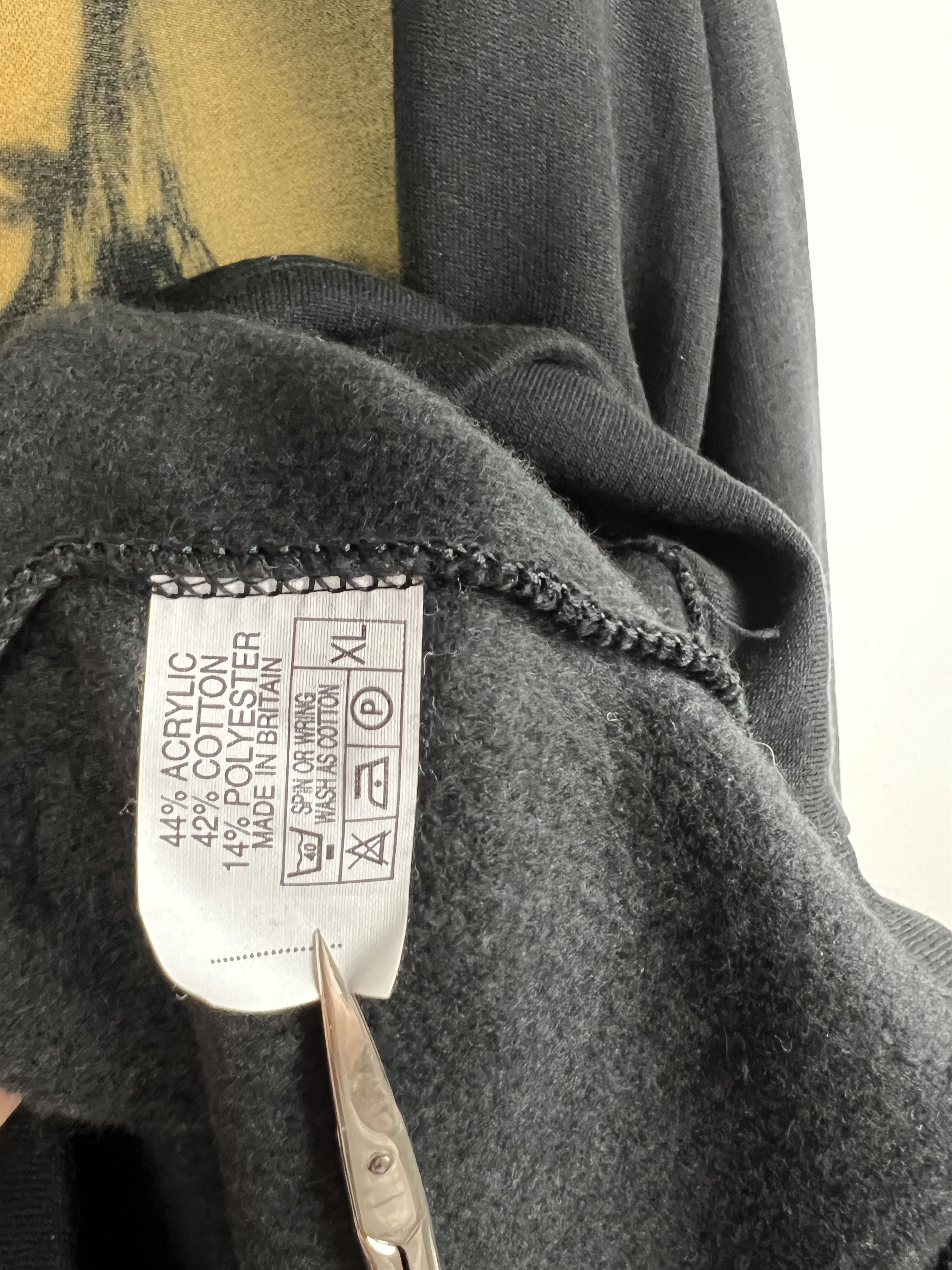 Vintage Vintage HIM Hoodie Rare Over Print Band Tee Big Logo Jacket Size US XL / EU 56 / 4 - 6 Thumbnail