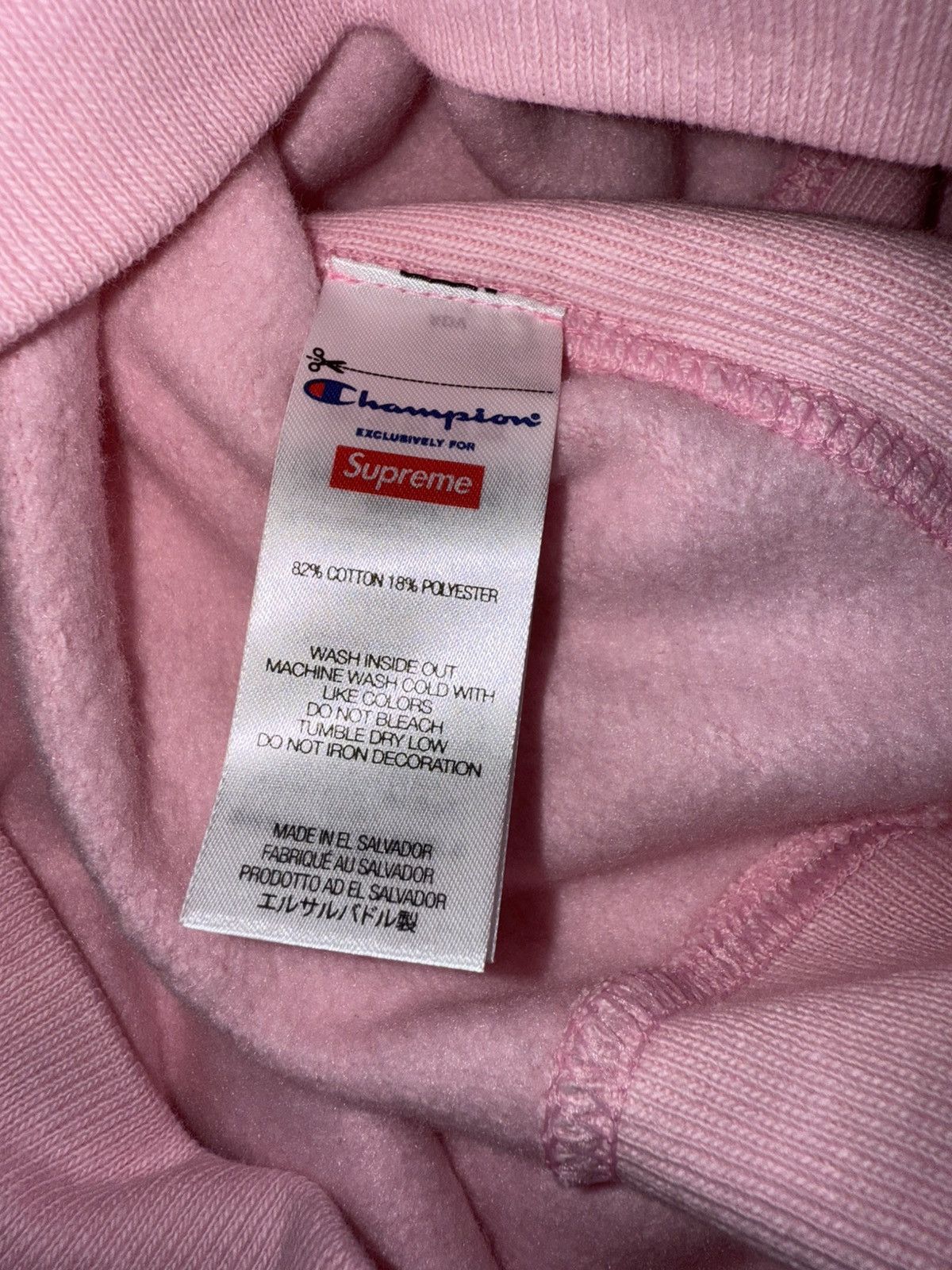 Champion × Supreme Supreme Champion Hoodie Size US XXL / EU 58 / 5 - 4 Thumbnail