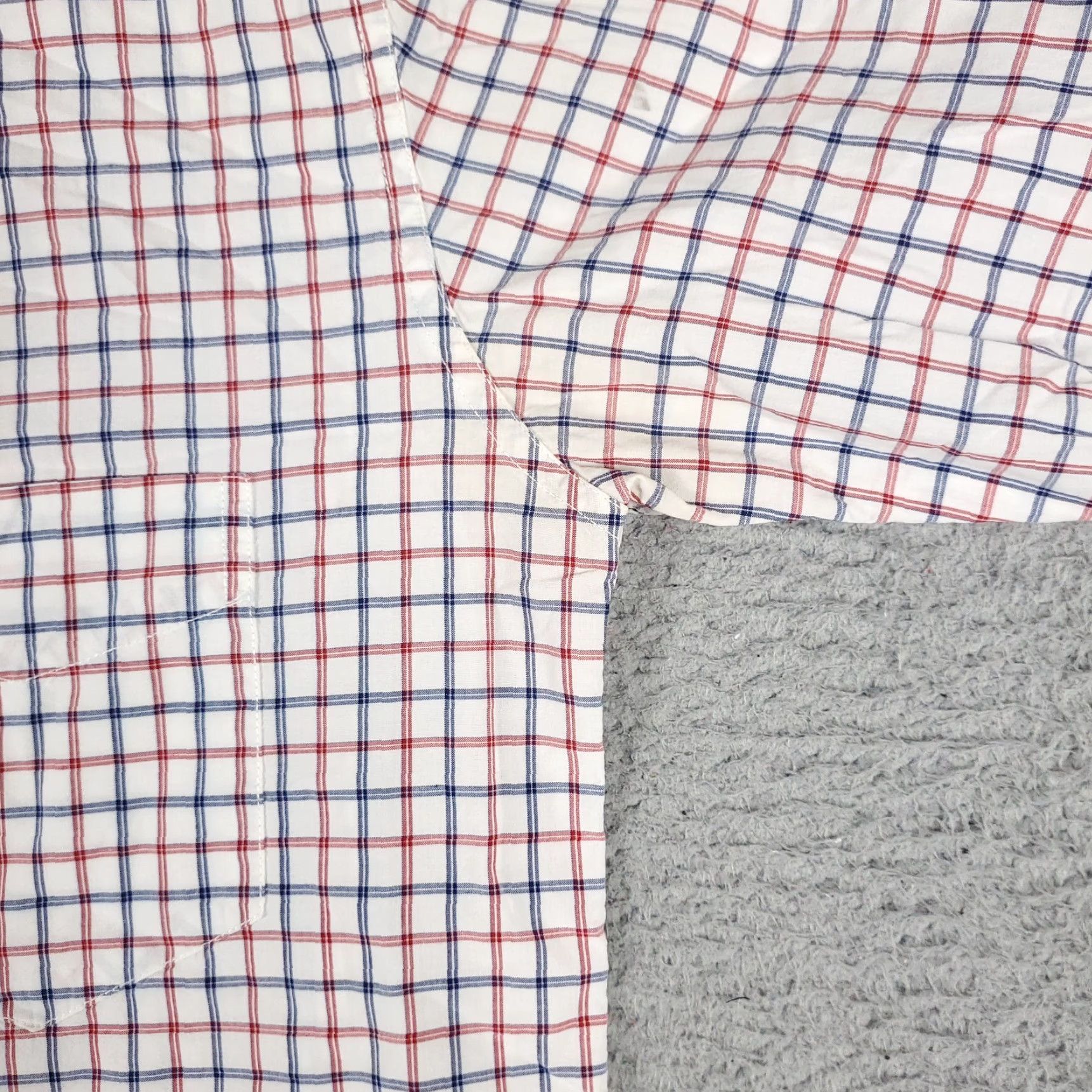 American Eagle Outfitters American Eagle Outfitters Button-Up Shirt Mens Small Blue Red White Check Long Sleeve Casual Preppy Size US S / EU 44-46 / 1 - 4 Thumbnail