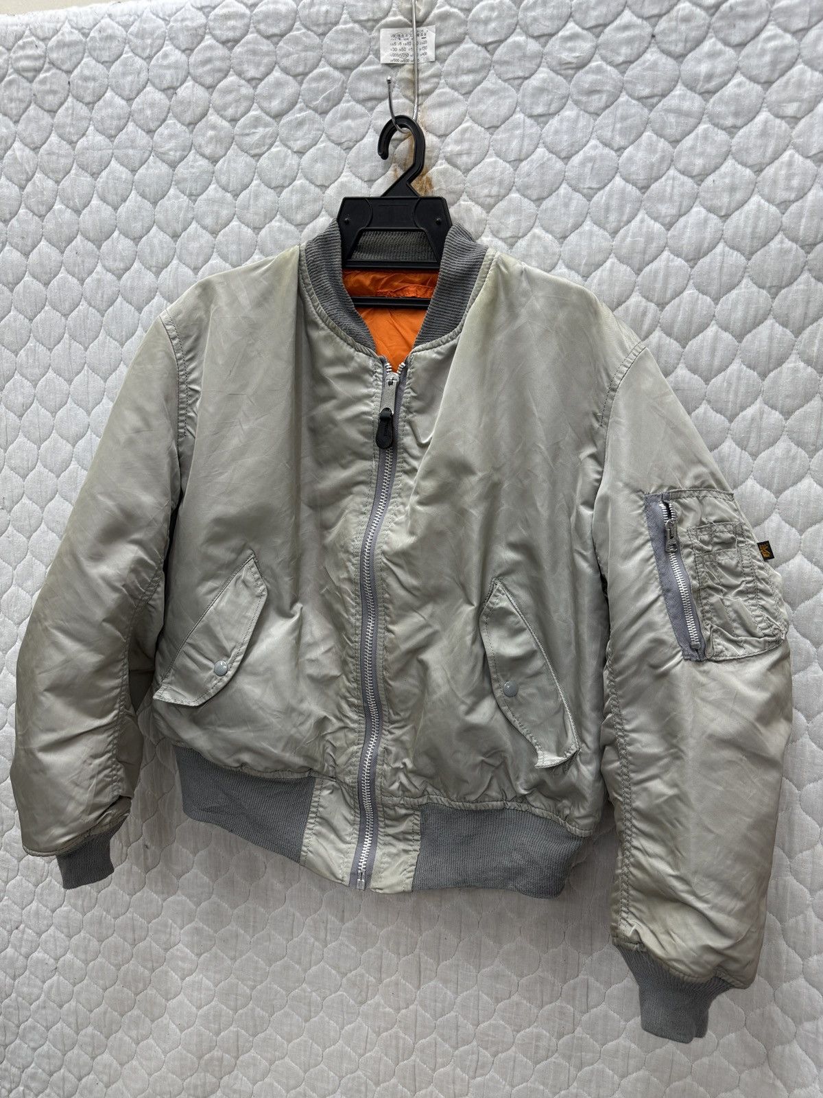 Alpha Industries 🔥🔥💥STEALS VTG ALPHA INDUSTRIES MA1 BOMBER JACKET Size US L / EU 52-54 / 3 - 3 Thumbnail