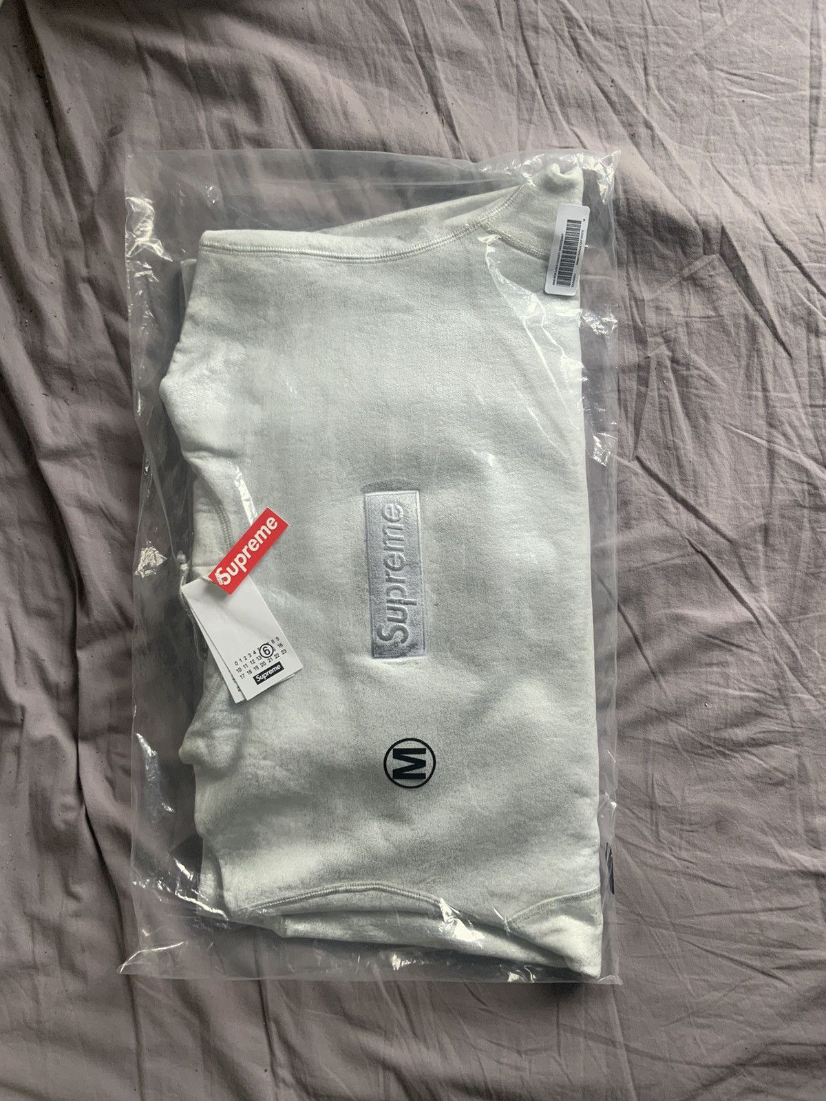 Supreme Supreme®/MM6 Maison Margiela Foil Box Logo Hooded ...