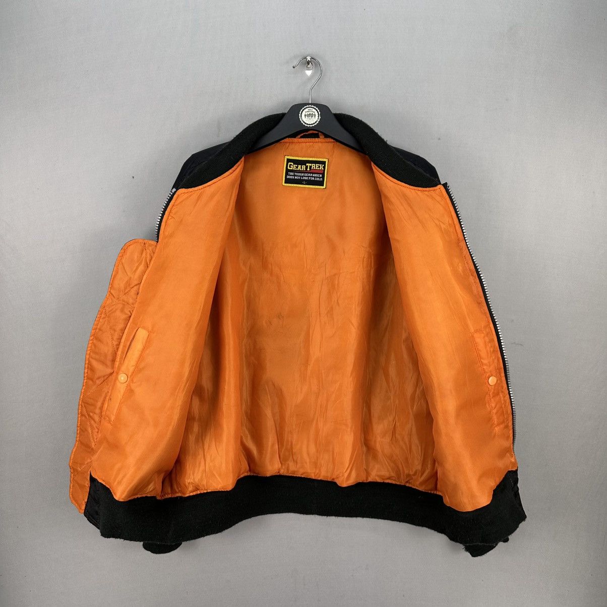 Japanese Brand Vintage Bomber Jacket Reversible Outdoor Gear by Gear Trek Size US L / EU 52-54 / 3 - 7 Thumbnail