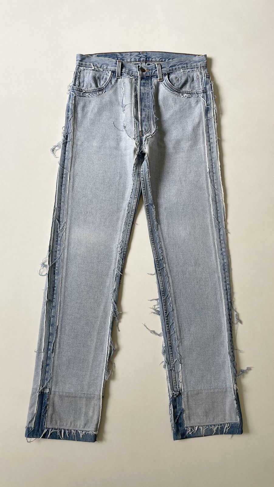 Maison Margiela A/W 03 Artisanal ‘Inside Out’ Jeans Size US 32 / EU 48 - 2 Thumbnail
