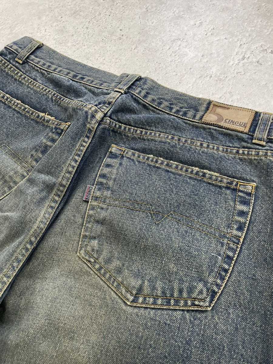 Japanese Brand Rare japanese baggy jnco style washed jeans y2k Size US 34 / EU 50 - 14 Thumbnail