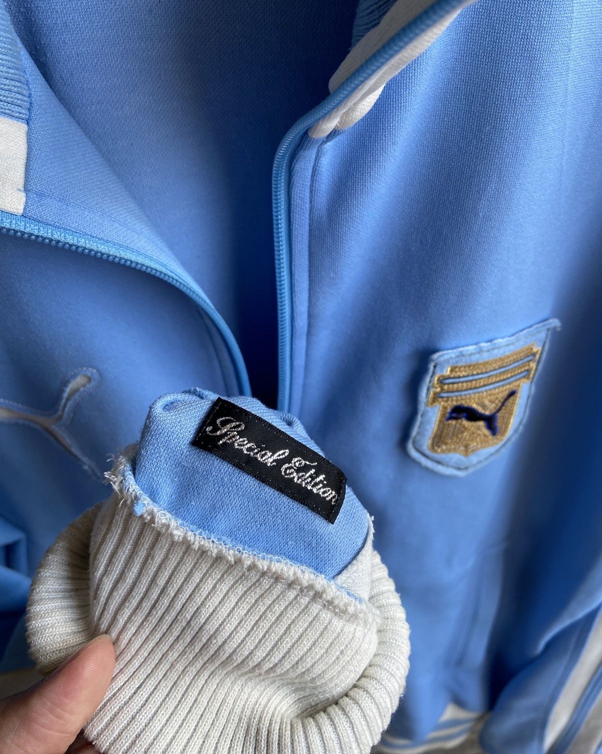 Puma Vintage PUMA Special Edition Uruguay Track Jacket Size US XL / EU 56 / 4 - 9 Thumbnail
