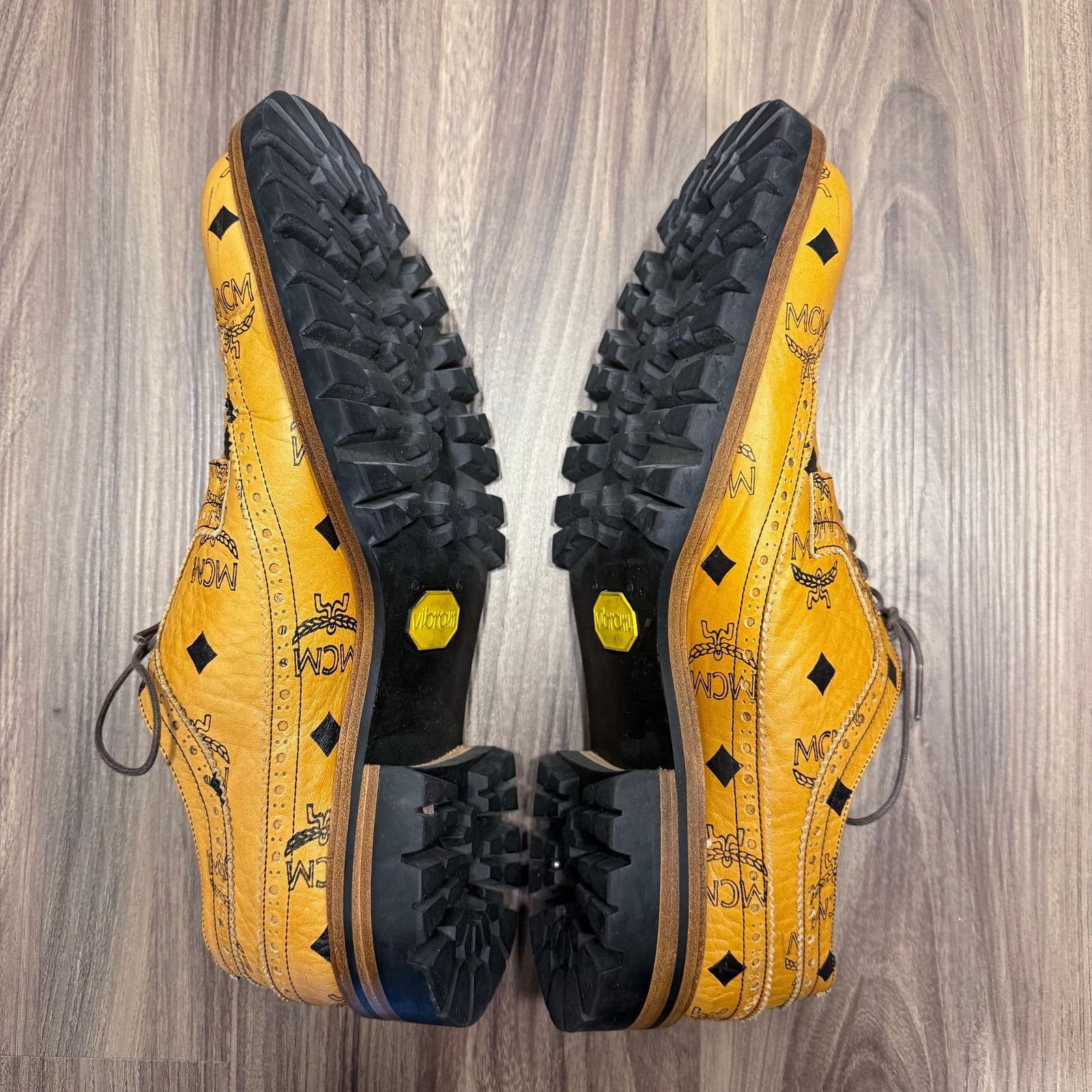 MCM Super Rare MCM x Phenomenon Leather Derby Shoes | Vibram Size US 9 / EU 42 - 6 Thumbnail