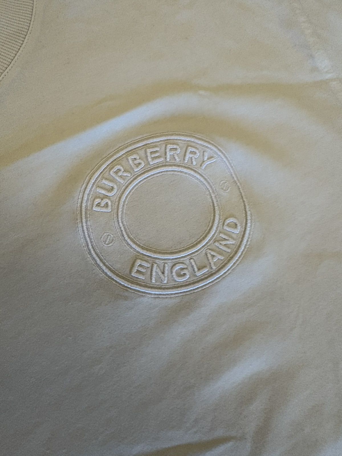 Burberry Burberry Embroidered Logo T-Shirt Size M Excellent Condition Size US M / EU 48-50 / 2 - 2 Thumbnail