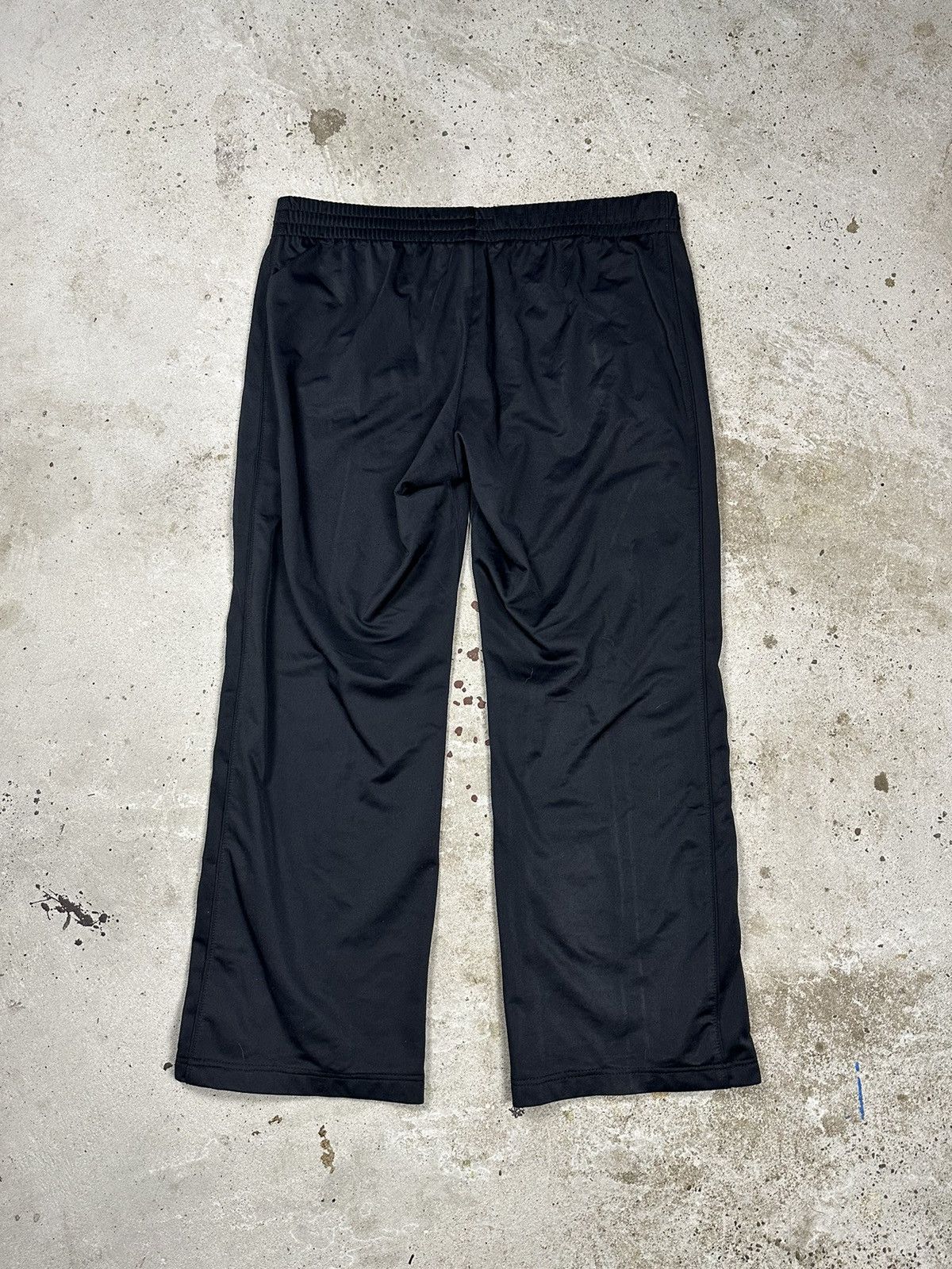 Nike × Vintage Vintage Y2K Nike Baggy Black Track Pants Swoosh Size US 35 - 3 Thumbnail