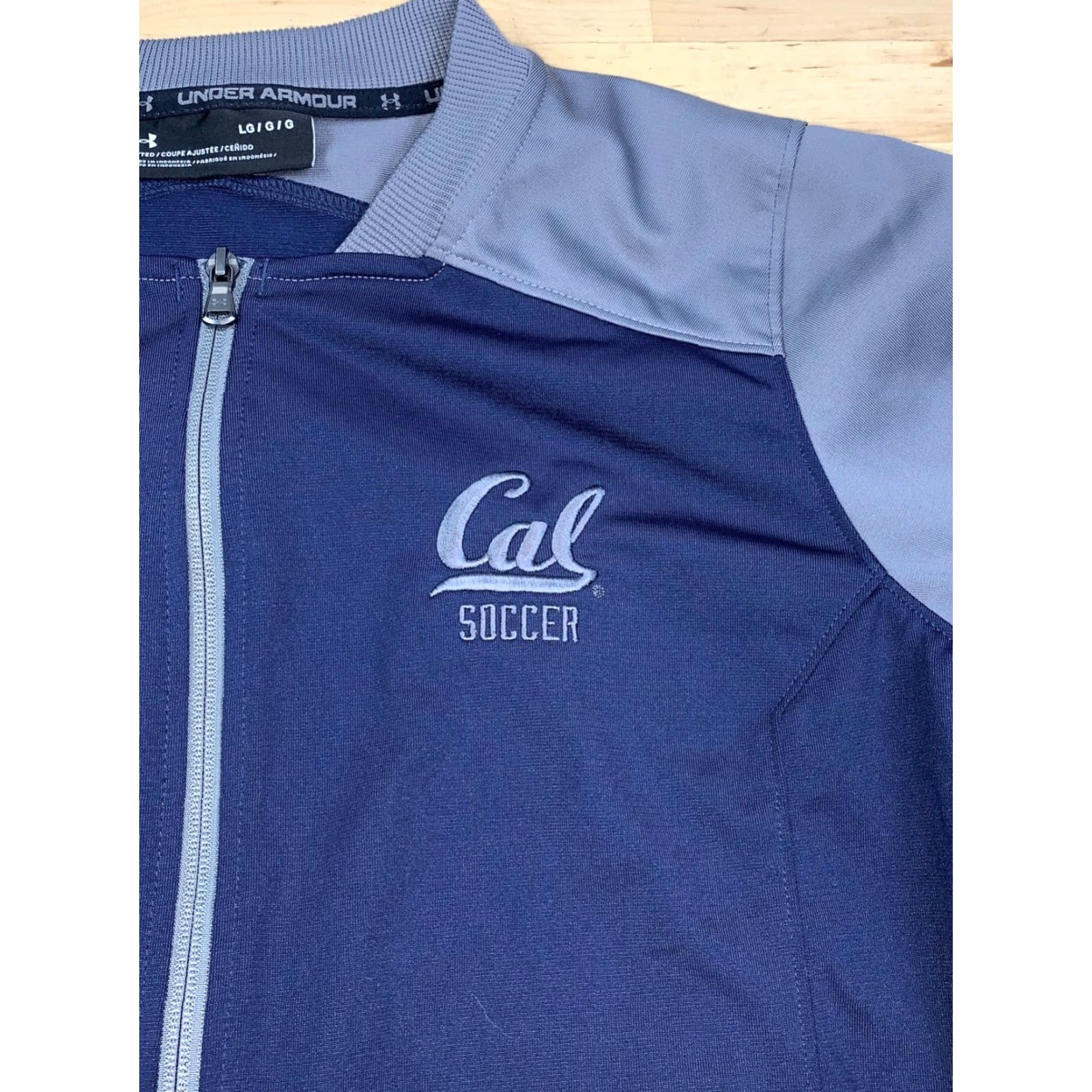 Under Armour Under armour Jacket Womens L Blue Soccer Activewear Zip Size L / US 10 / IT 46 - 4 Thumbnail