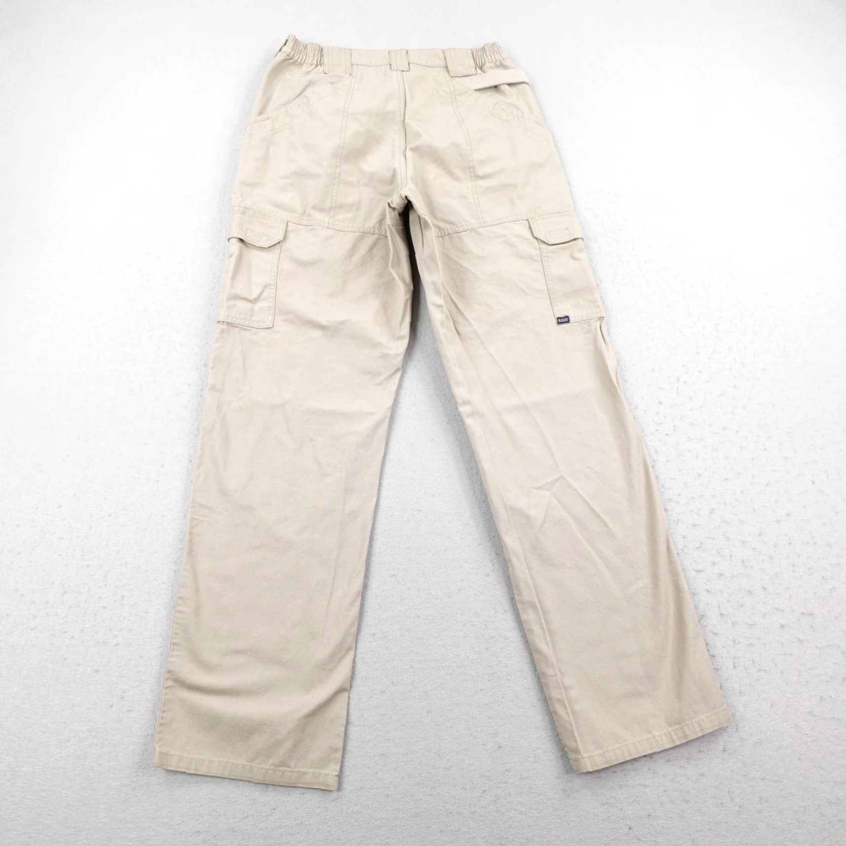 Vintage 5.11 Tactical Pants Mens 32x34 Khaki Tan Cotton Canvas Cargo Utility Work 74251 Size US 32 / EU 48 - 4 Thumbnail