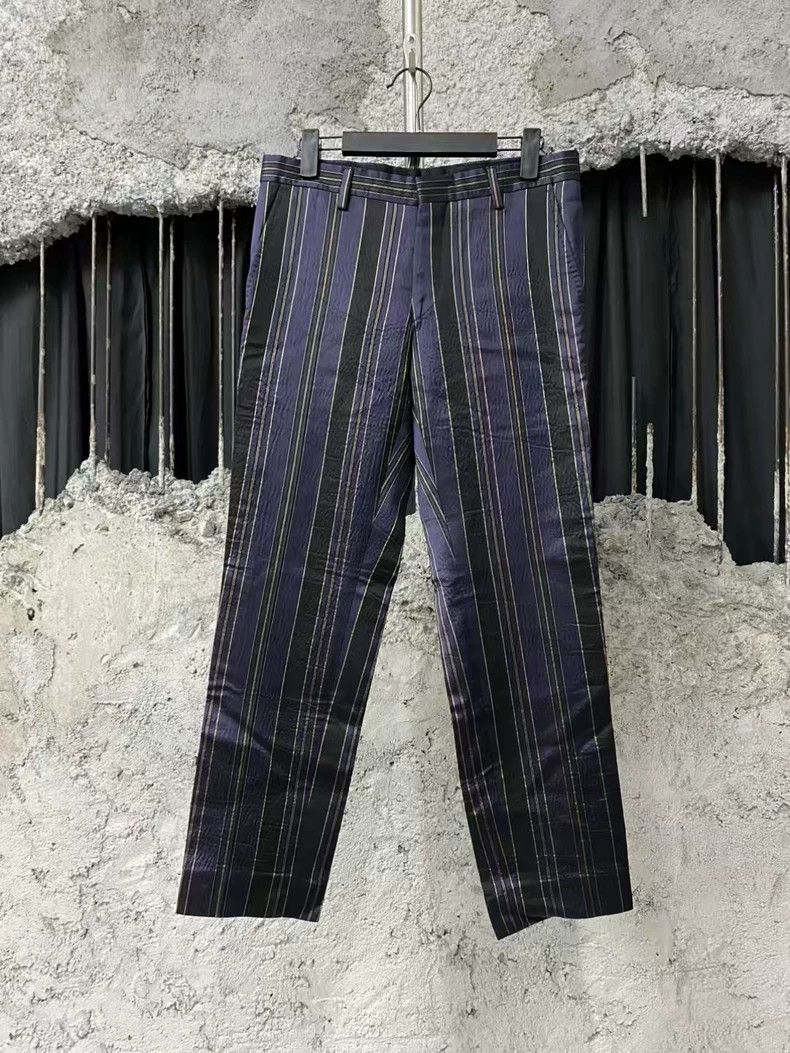Dries Van Noten dries van noten size:44 striped trousers Size 34S - 1 Thumbnail
