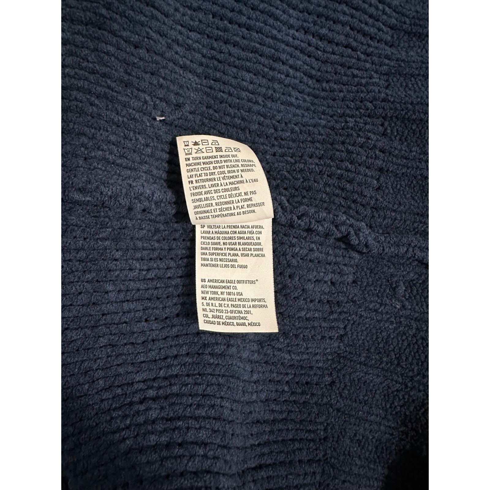 American Eagle Outfitters American Eagle Royal Blue Knit Sweater Size Medium Size M / US 6-8 / IT 42-44 - 6 Thumbnail
