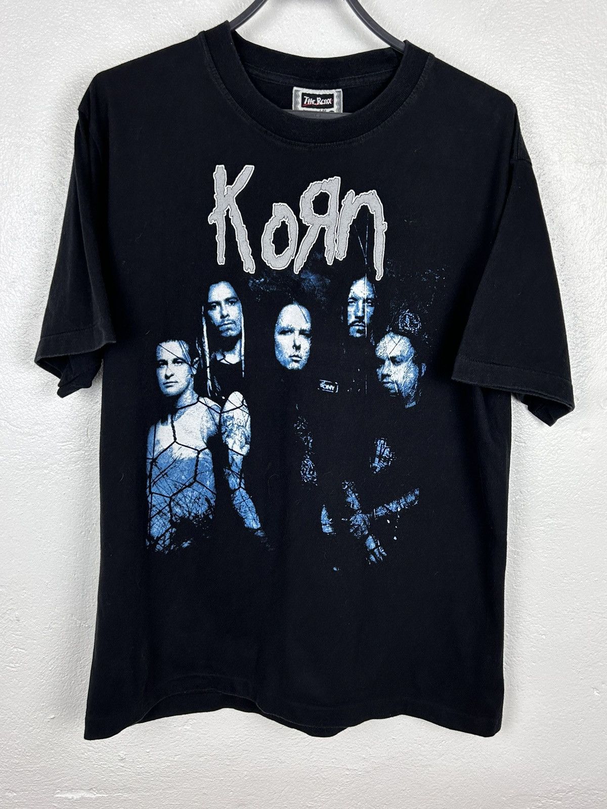 Band Tees Vintage Korn Nu-Metal Band Bootleg Single Stitch T-Shirt Size US L / EU 52-54 / 3 - 1 Thumbnail