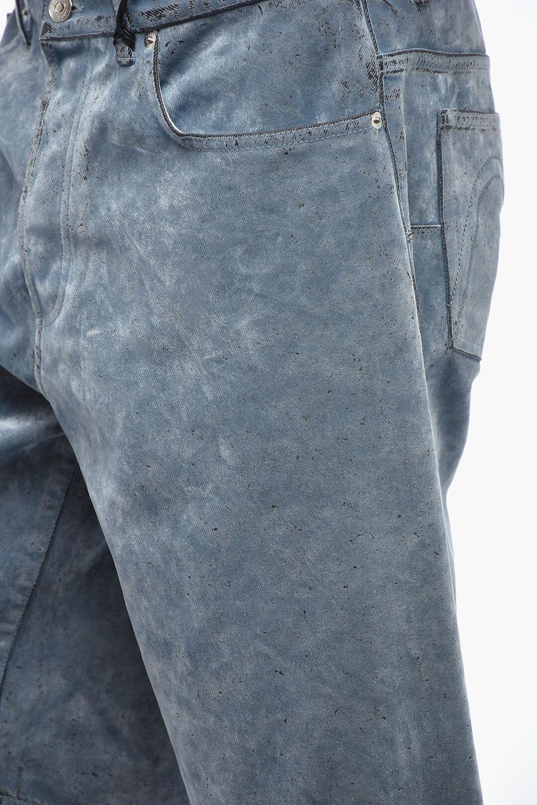 og1mm1024 Velour Short in Light Blue