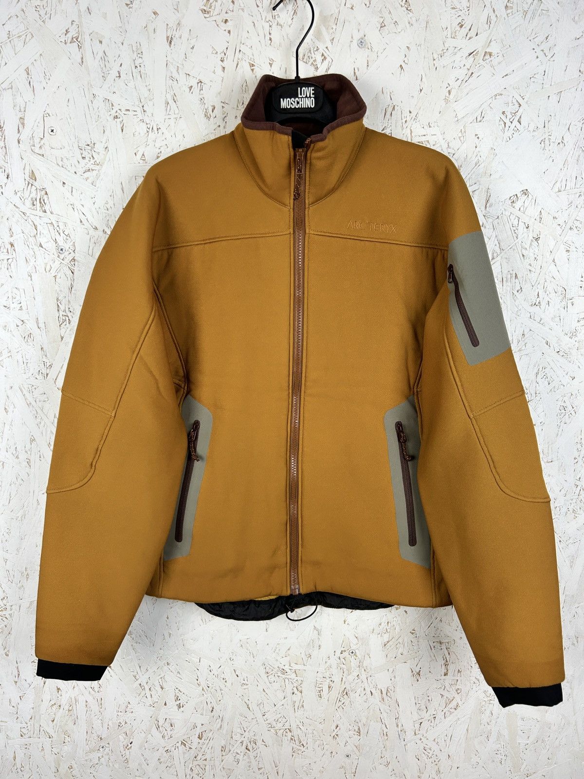 Arc’teryx Softshell Sherpa Fleece Jacket Brown Size M